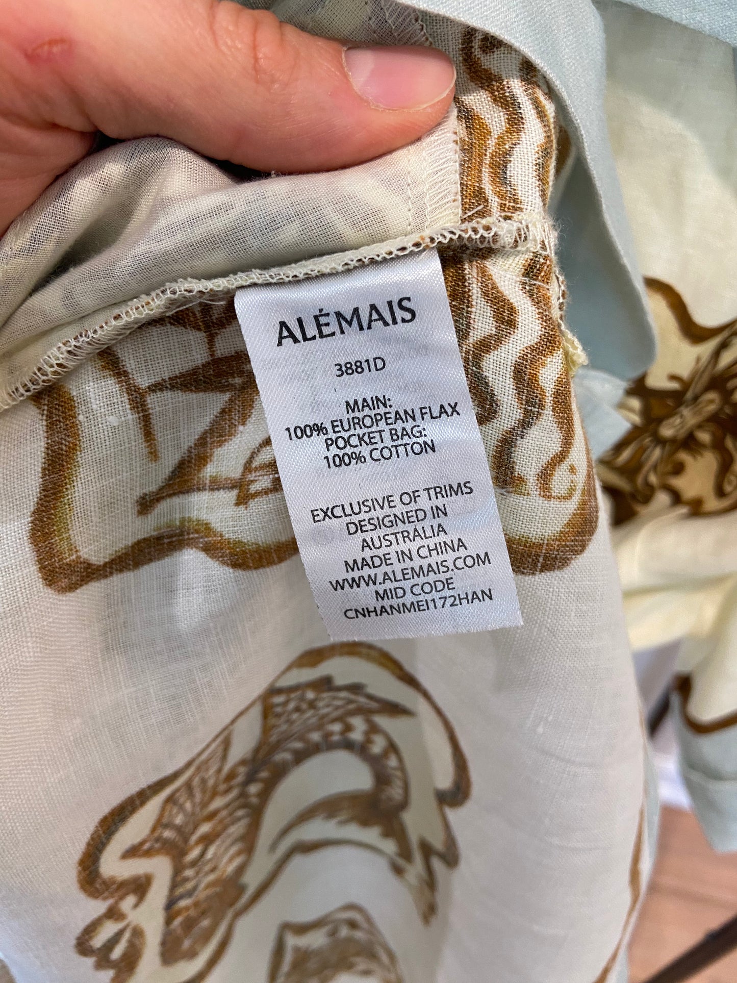 Alemais Relic Mini Dress size US 6