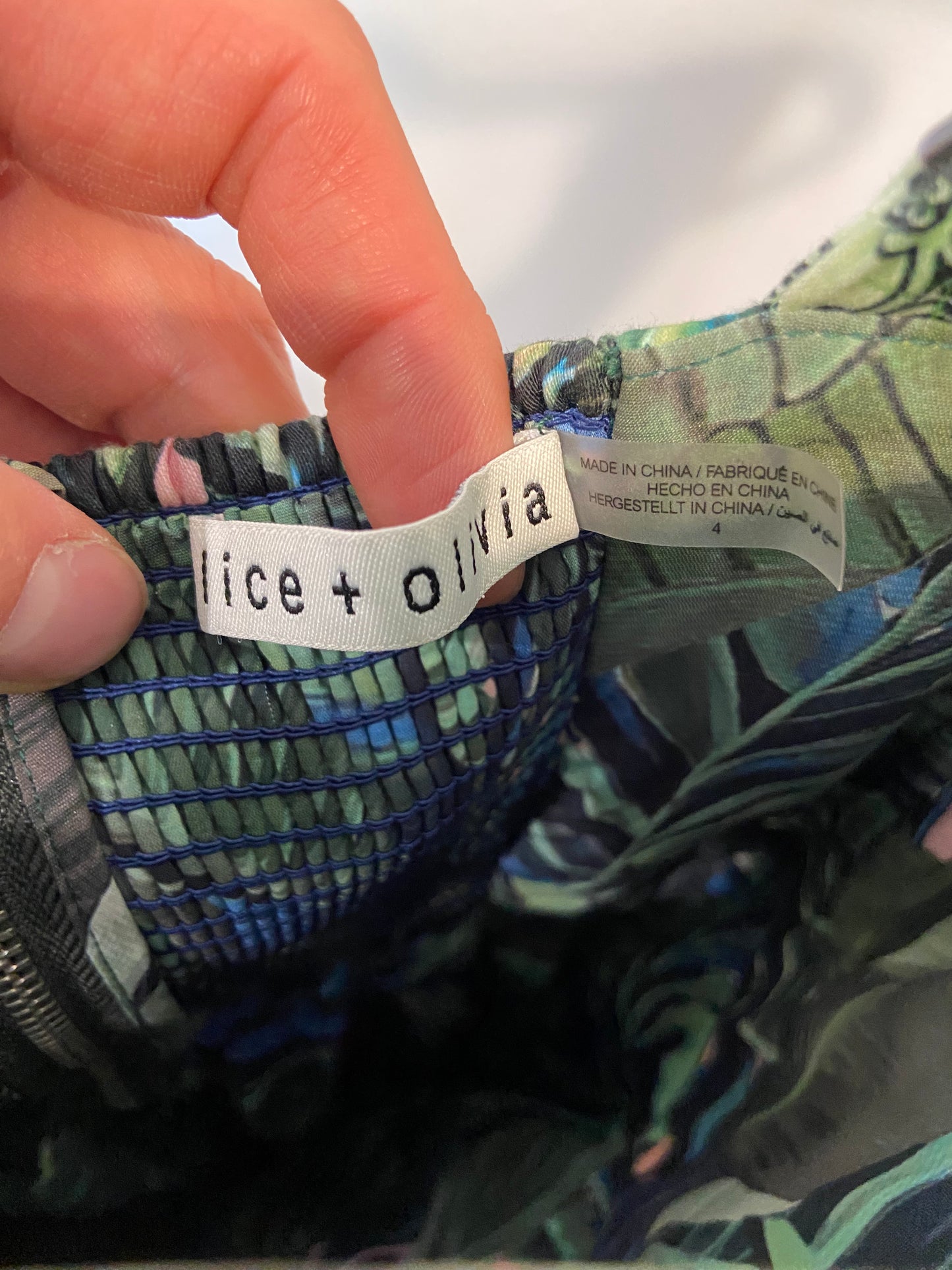 Alice and Olivia Fit and Flare Dress size 4