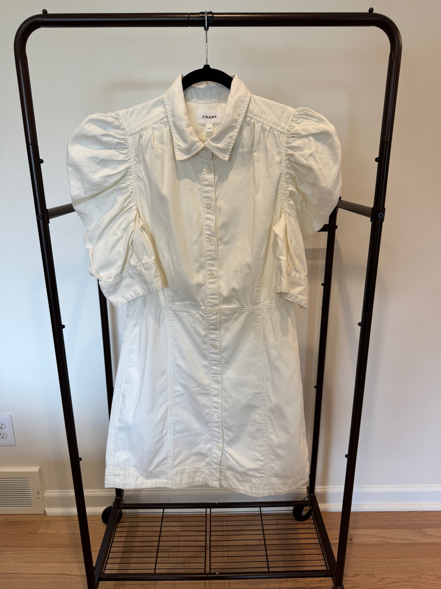 Frame Off-White Gillian Mini Dress size M
