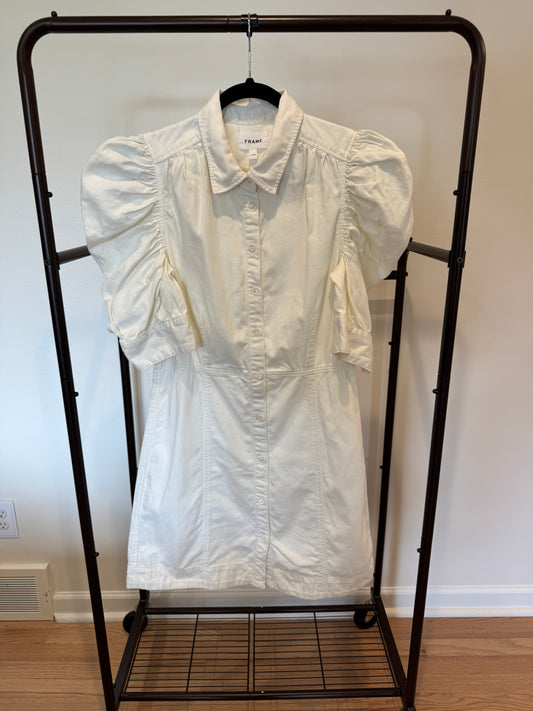 Frame Off-White Gillian Mini Dress size M