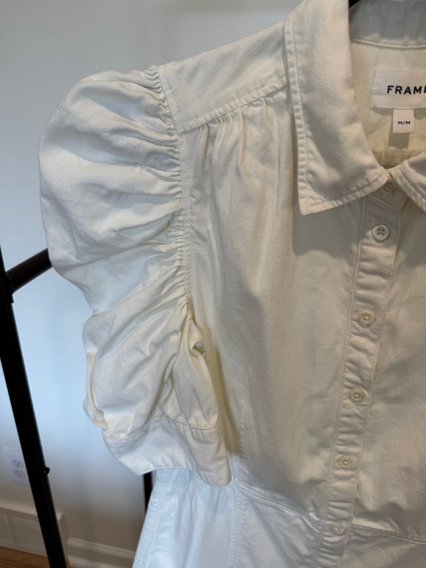 Frame Off-White Gillian Mini Dress size M