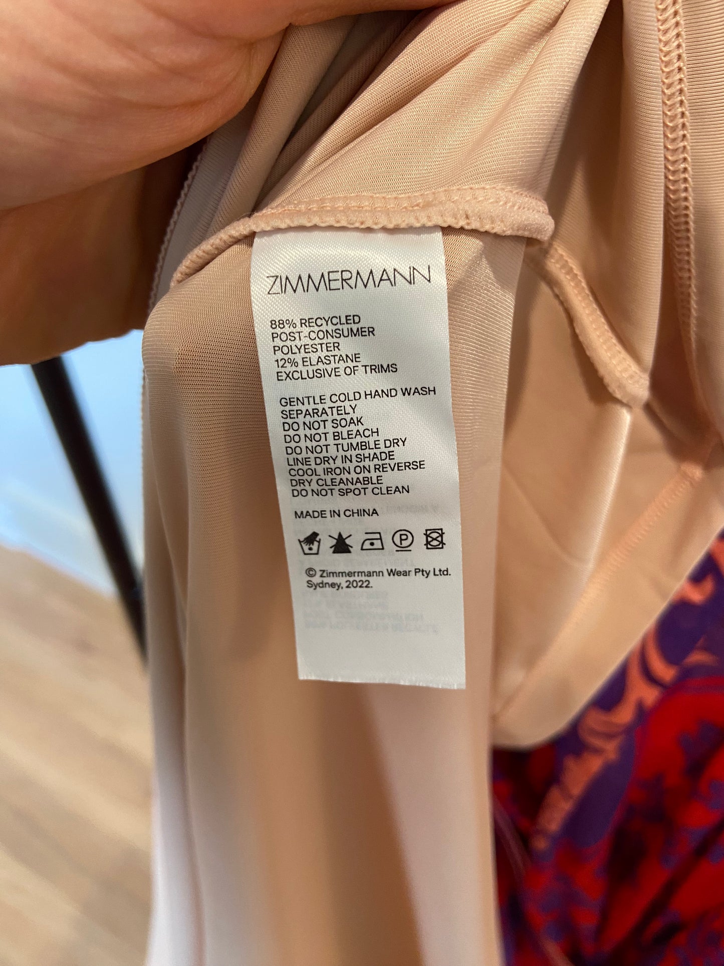Zimmermann Raie Swing Belted Printed Ramie Maxi Dress size 2 US 8