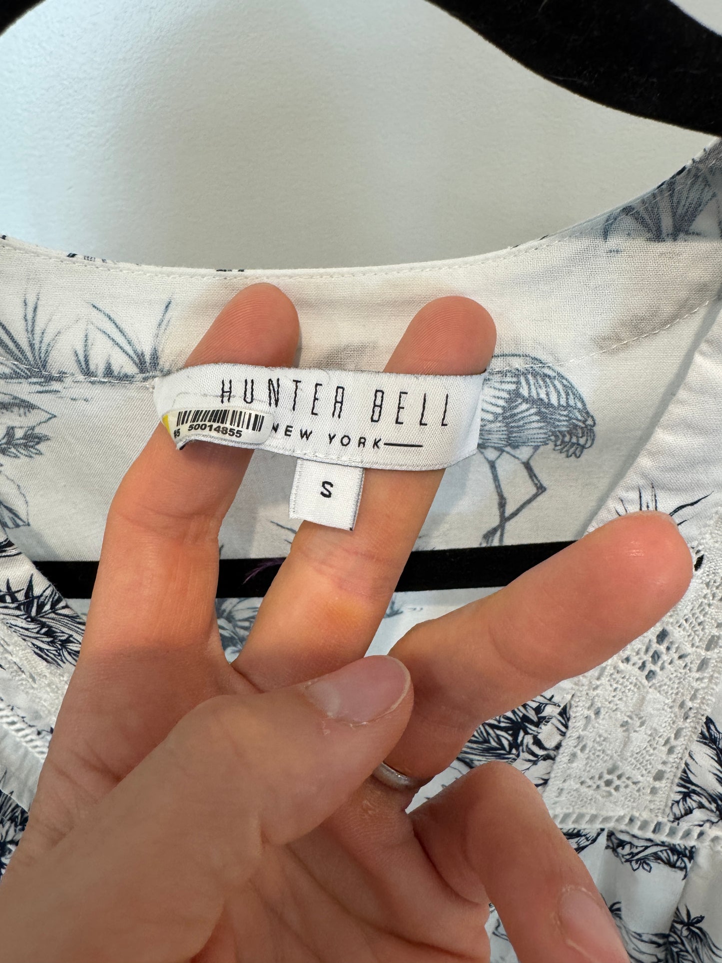 Hunter Bell Jenkins Dress White Floral size M