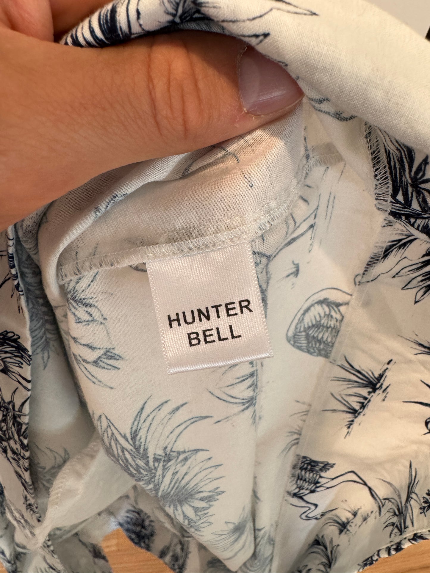 Hunter Bell Jenkins Dress White Floral size M