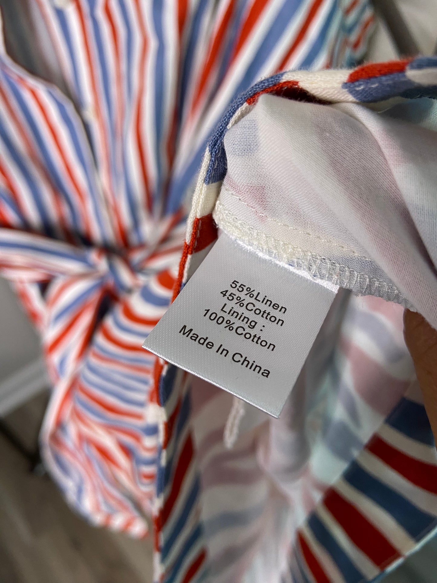Tuckernuck Americana Stripe Mini Callie Dress size S