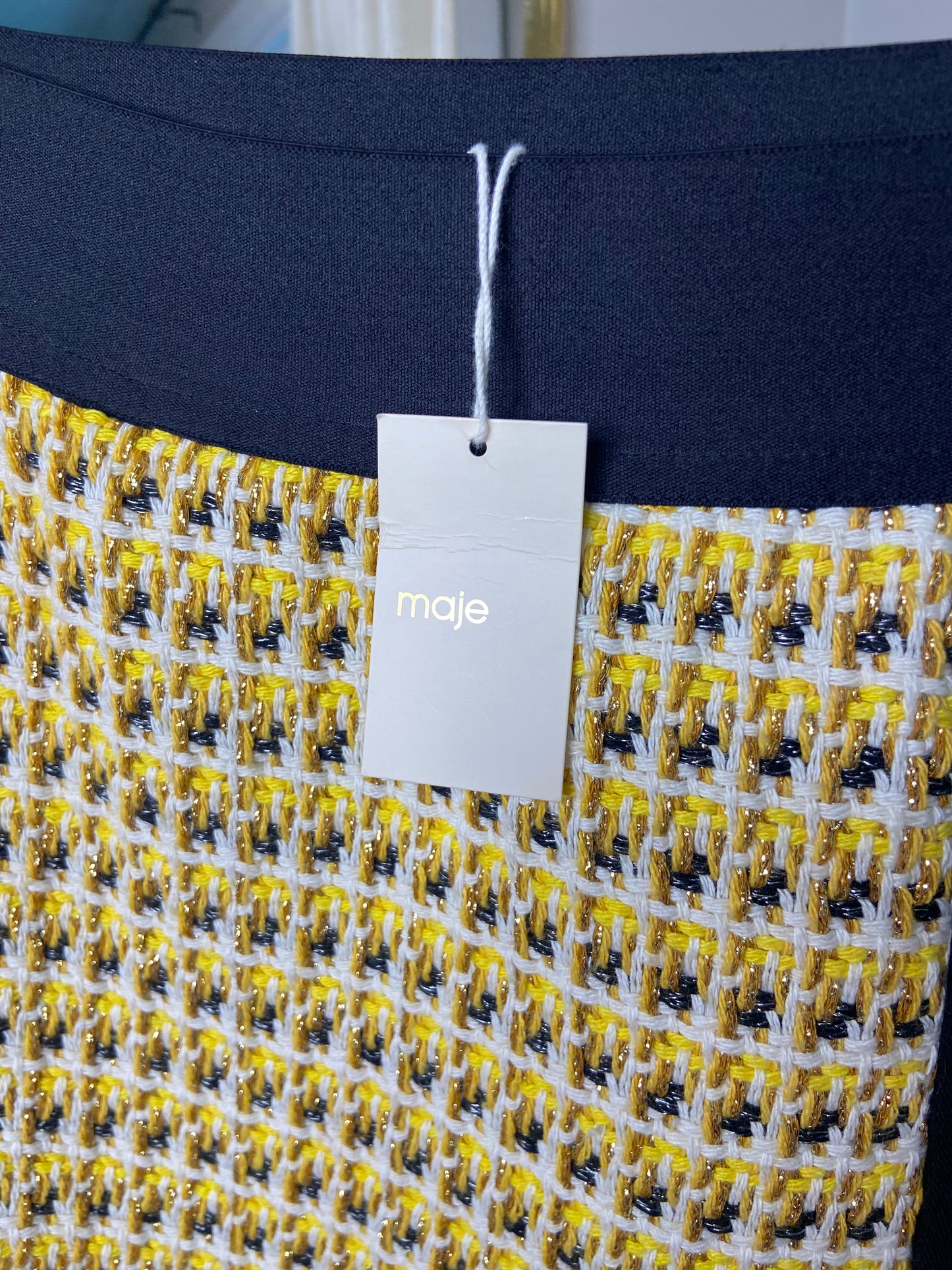 Maje Jisidore Tweed Mini Skirt size M