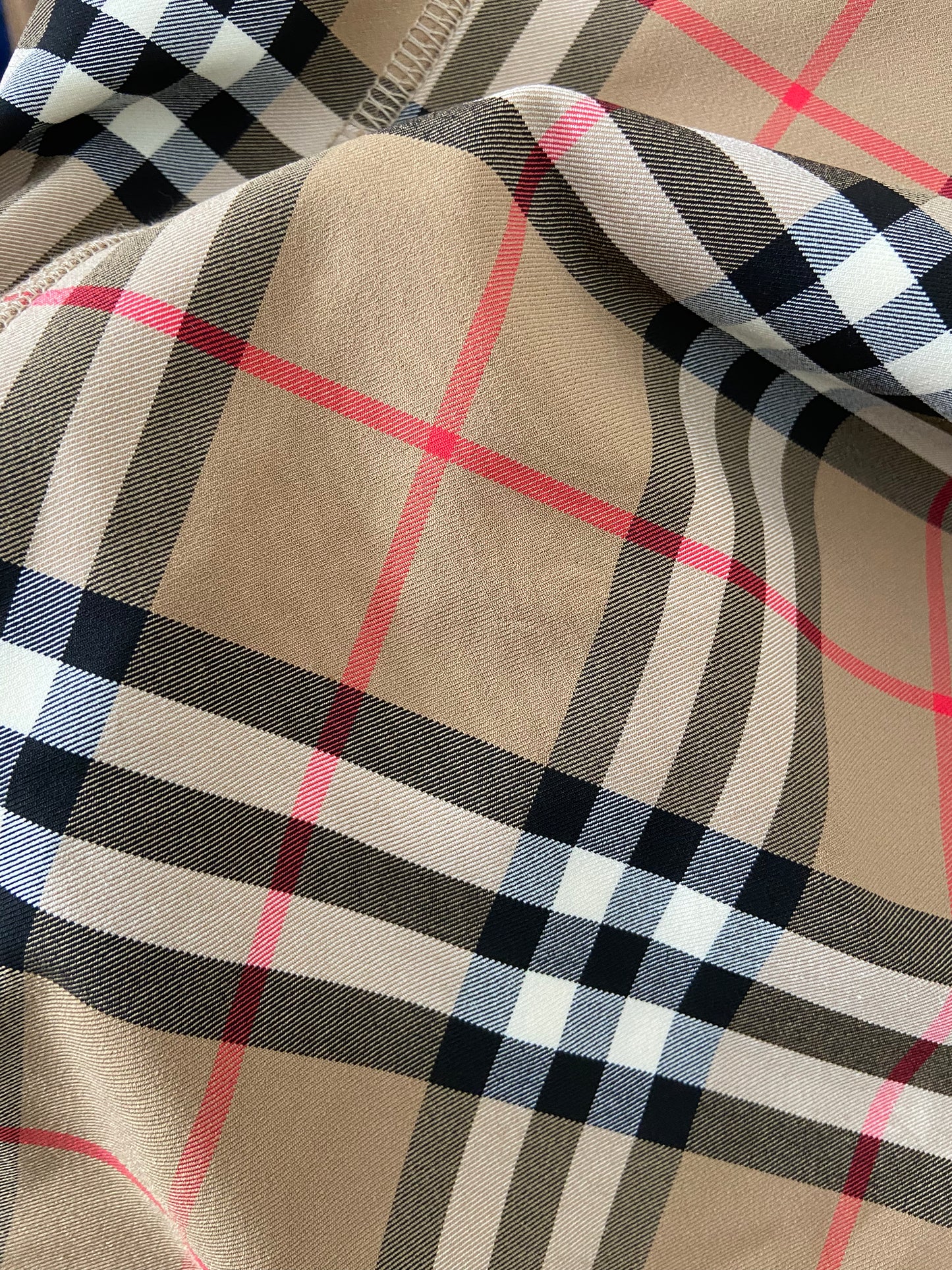 Burberry Check Turtleneck Zip Top and Vintage Check Leggings size S