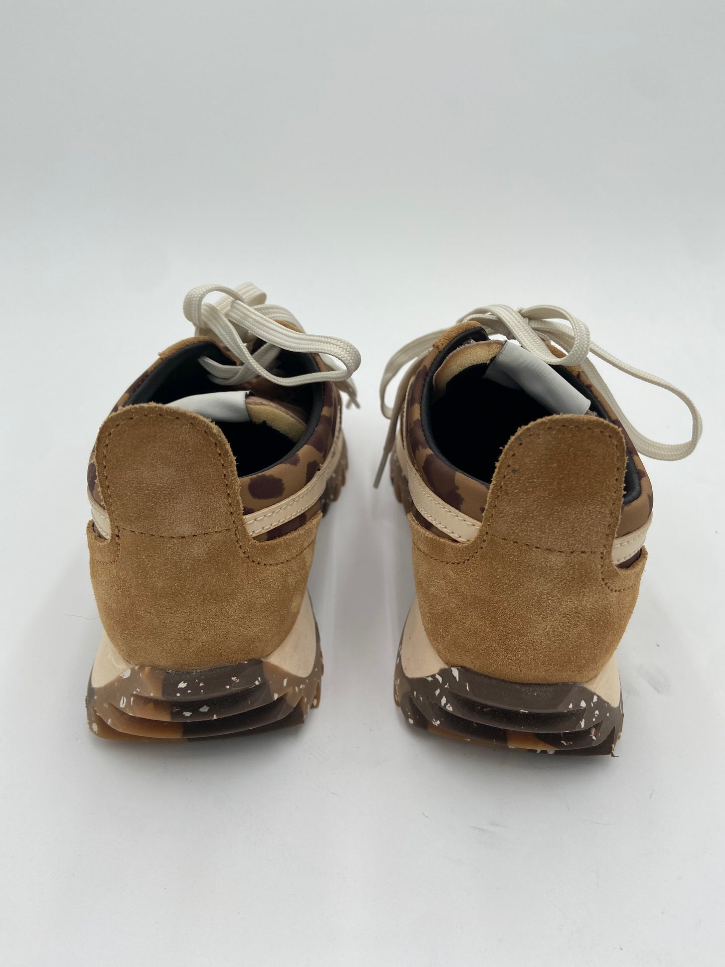 Rag & Bone Retro Runner Leopard Suede & Leather Sneakers size 6