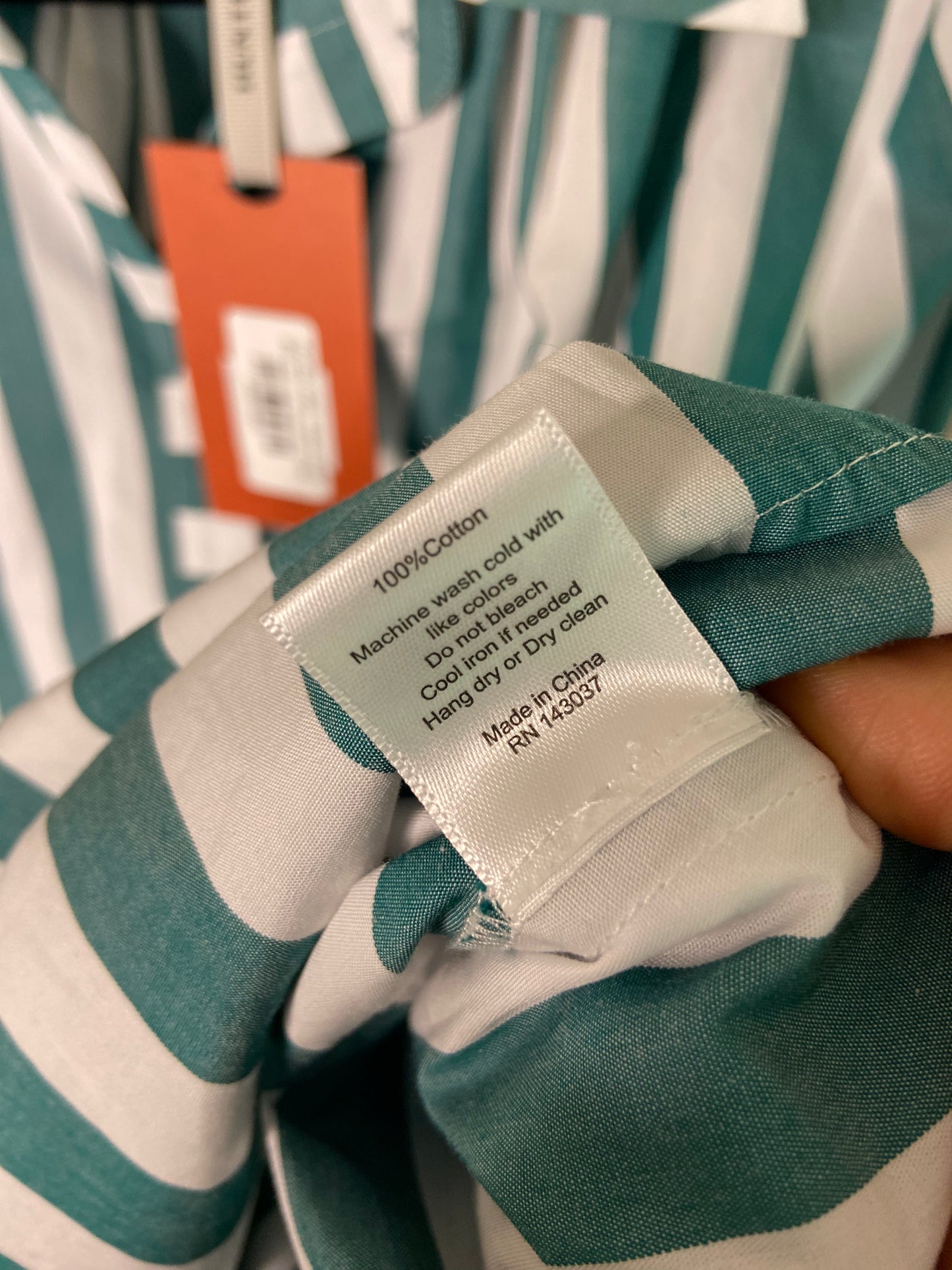 Hunter Bell Miles Stripe Shirt size S