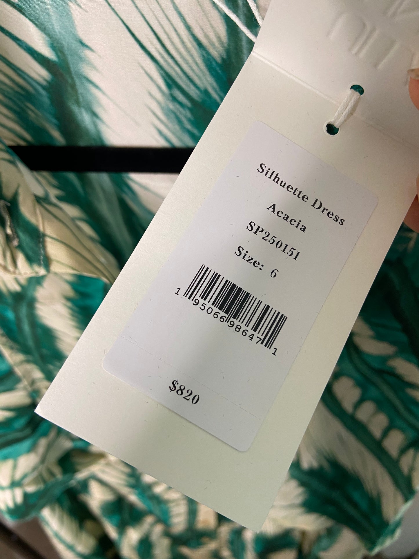 Ulla Johnson Silhouette Silk Dress in Acacia size 6