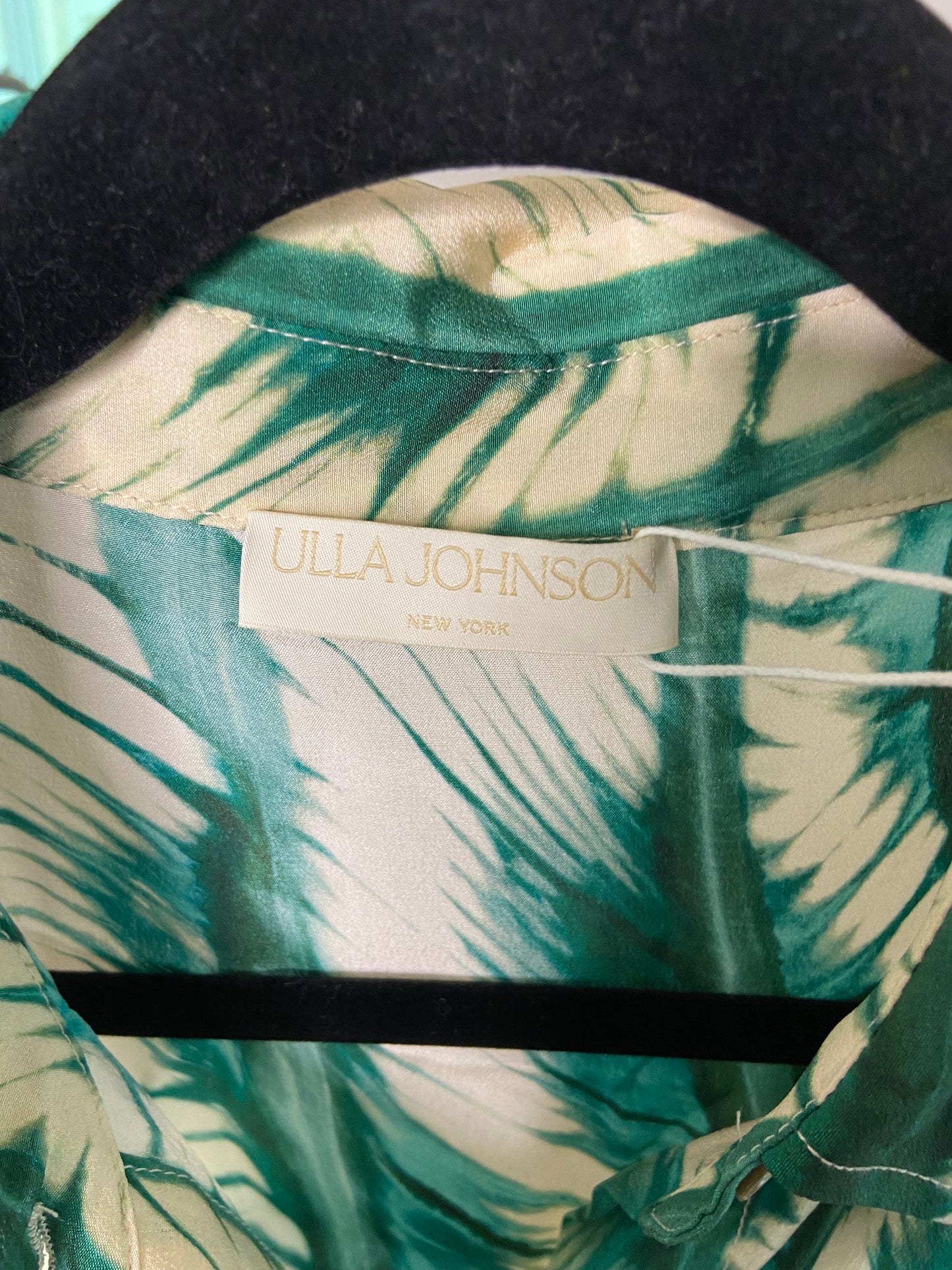 Ulla Johnson Silhouette Silk Dress in Acacia size 6