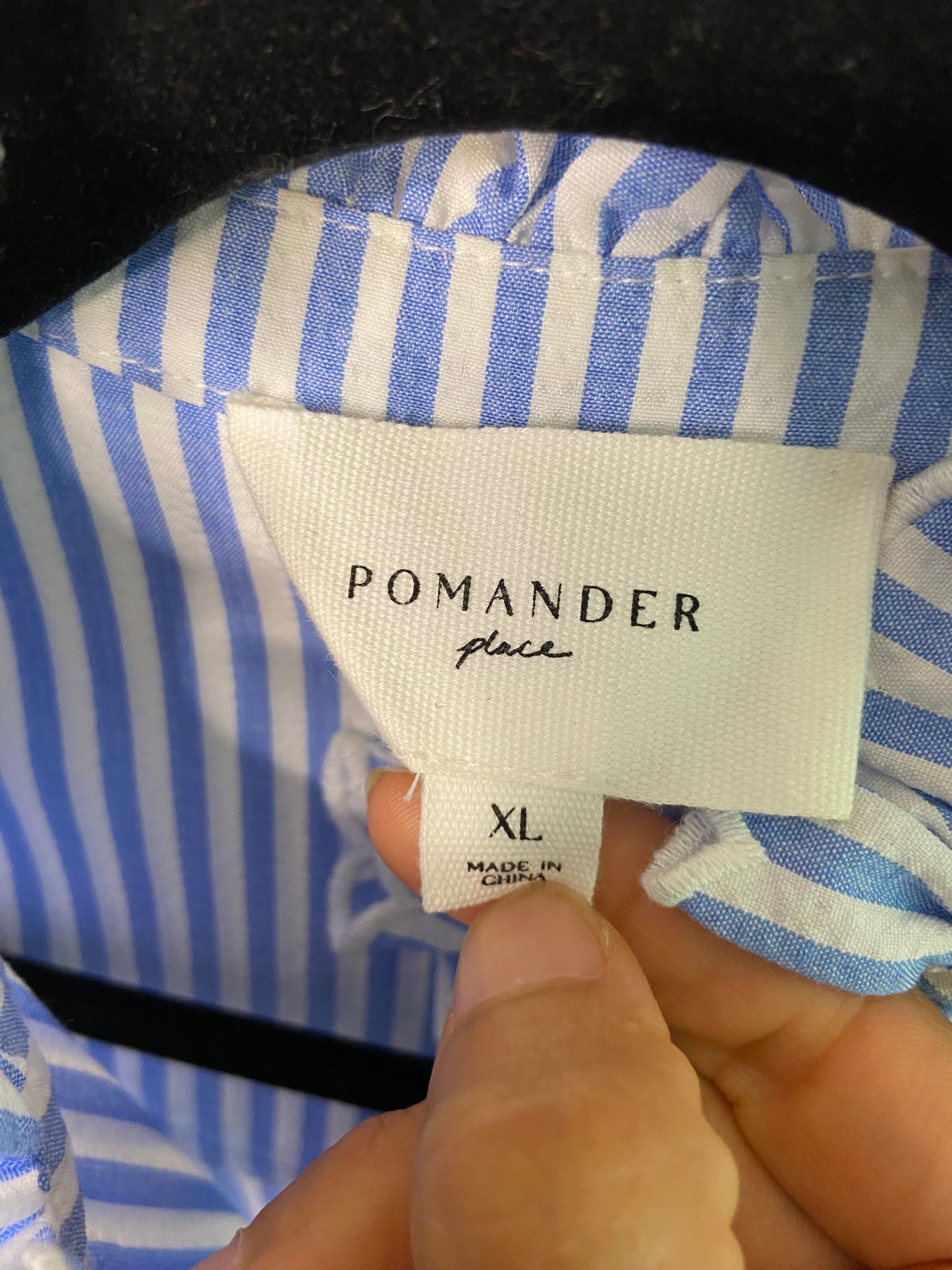 Pomander Place Selena Stripe Top size XL