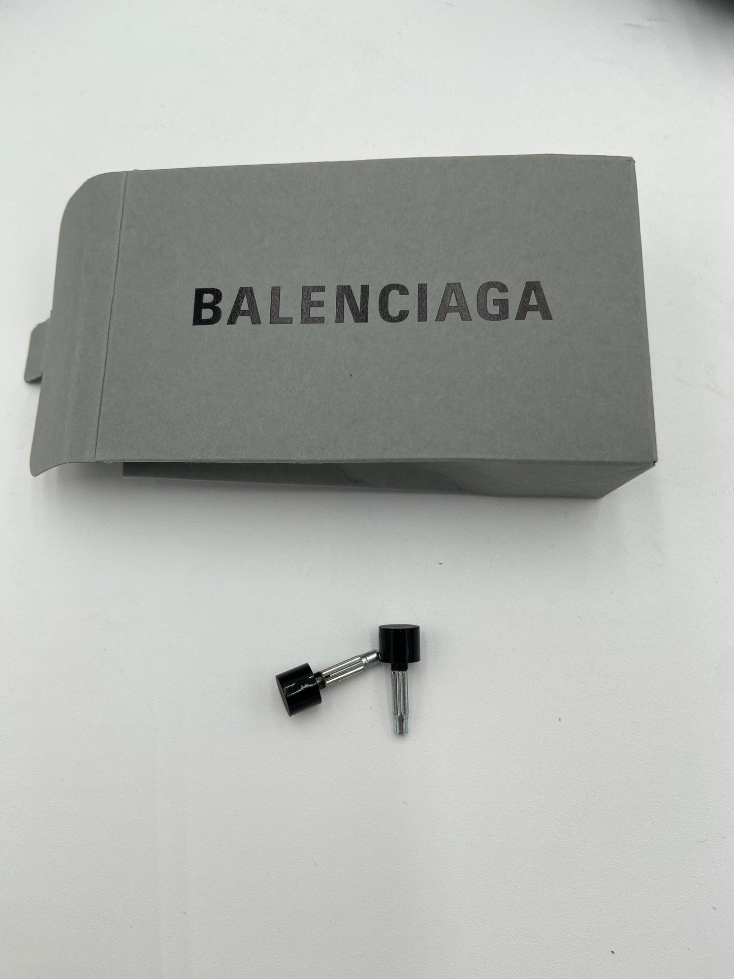 Balenciaga Cagole metallic leather mules size 37.5