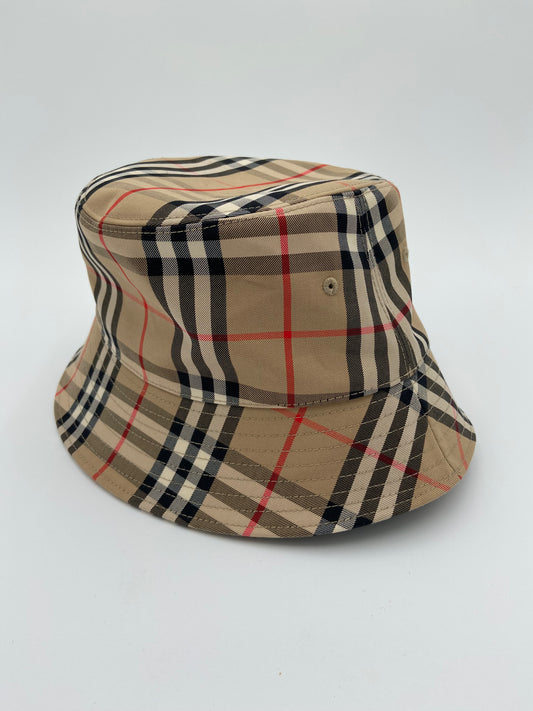 Burberry Nova Check Bucket Hat size L