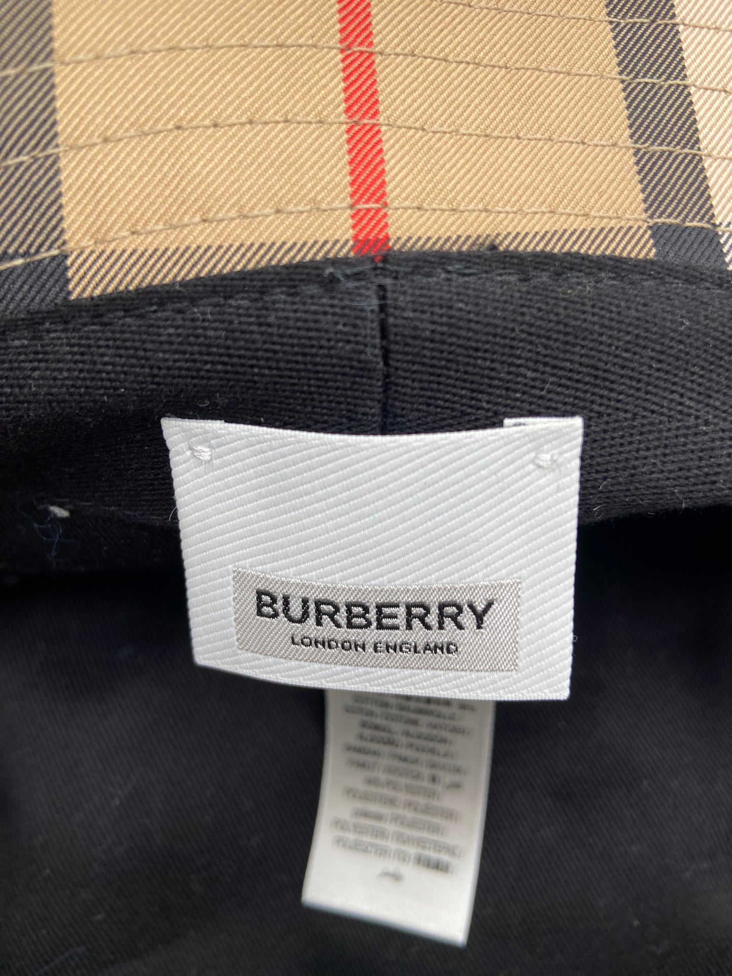 Burberry Nova Check Bucket Hat size L