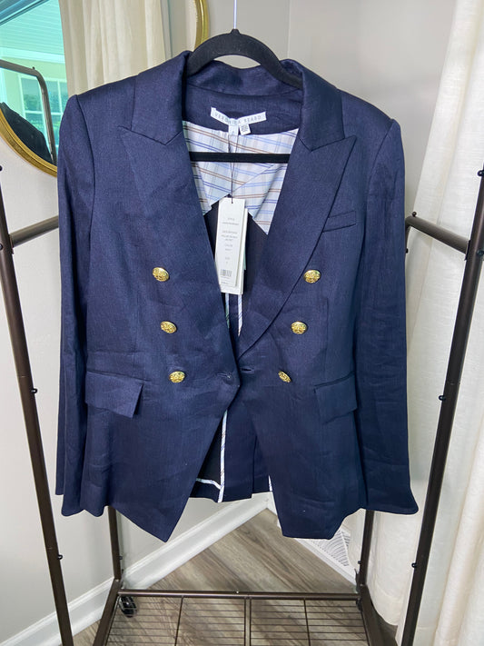 Veronica Beard Miller Denim Dickey Jacket size 8