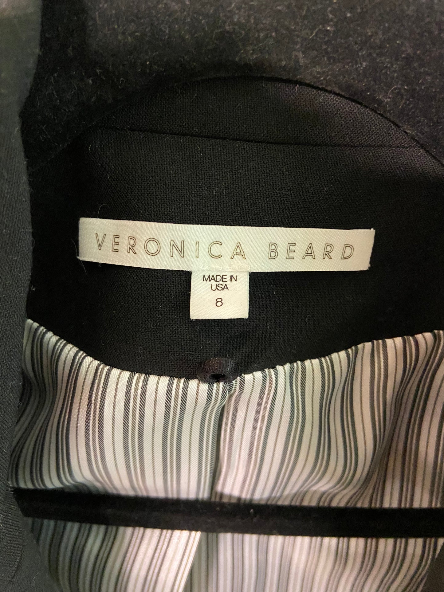Veronica Beard Miller Denim Dickey Jacket size 8