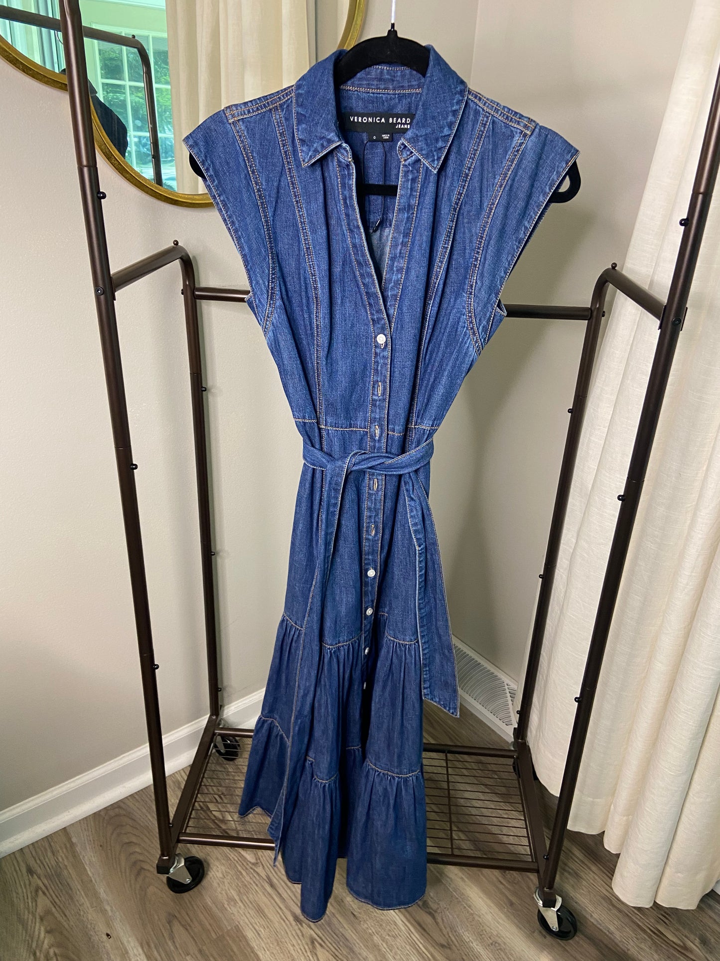 Veronica Beard Arnetta Denim Dress size 0