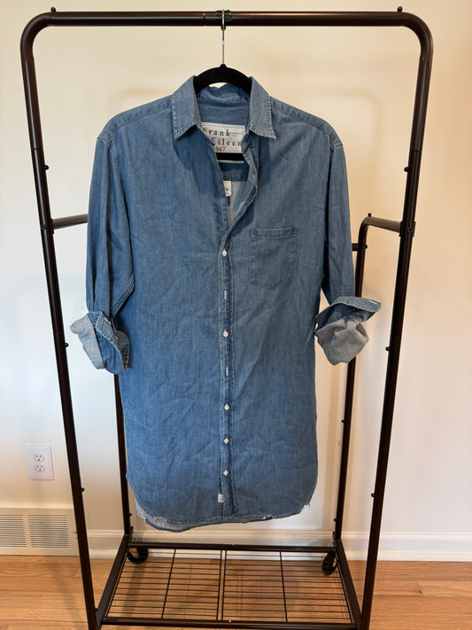 Frank and Eileen Mary Shirt Dress Vintage Stonewashed Indigo size XS