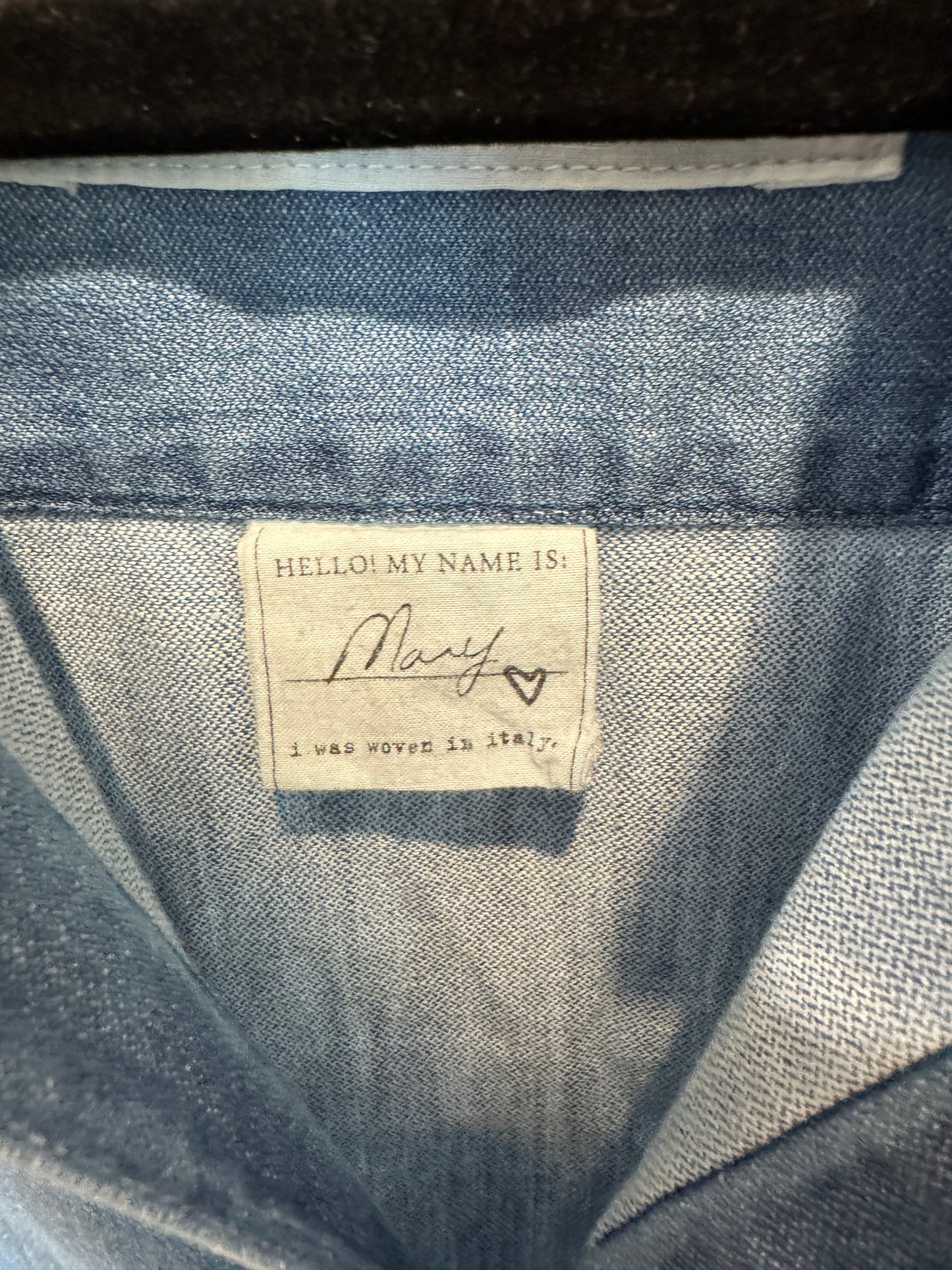 Frank and Eileen Mary Shirt Dress Vintage Stonewashed Indigo size XS