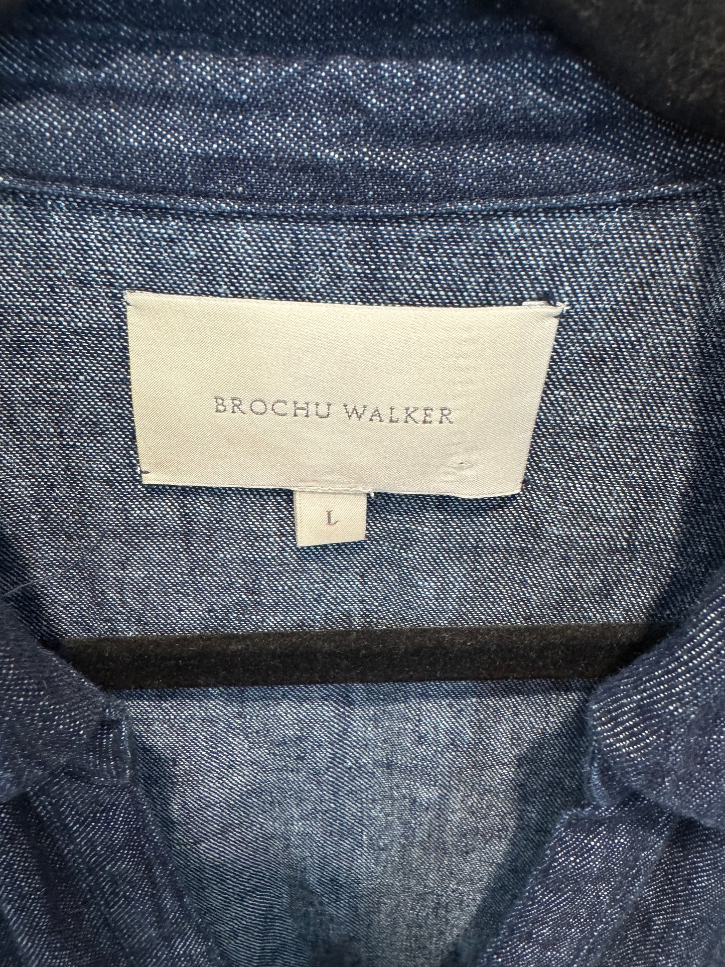 Brochu Walker The Havana Indigo Denim Dress size L
