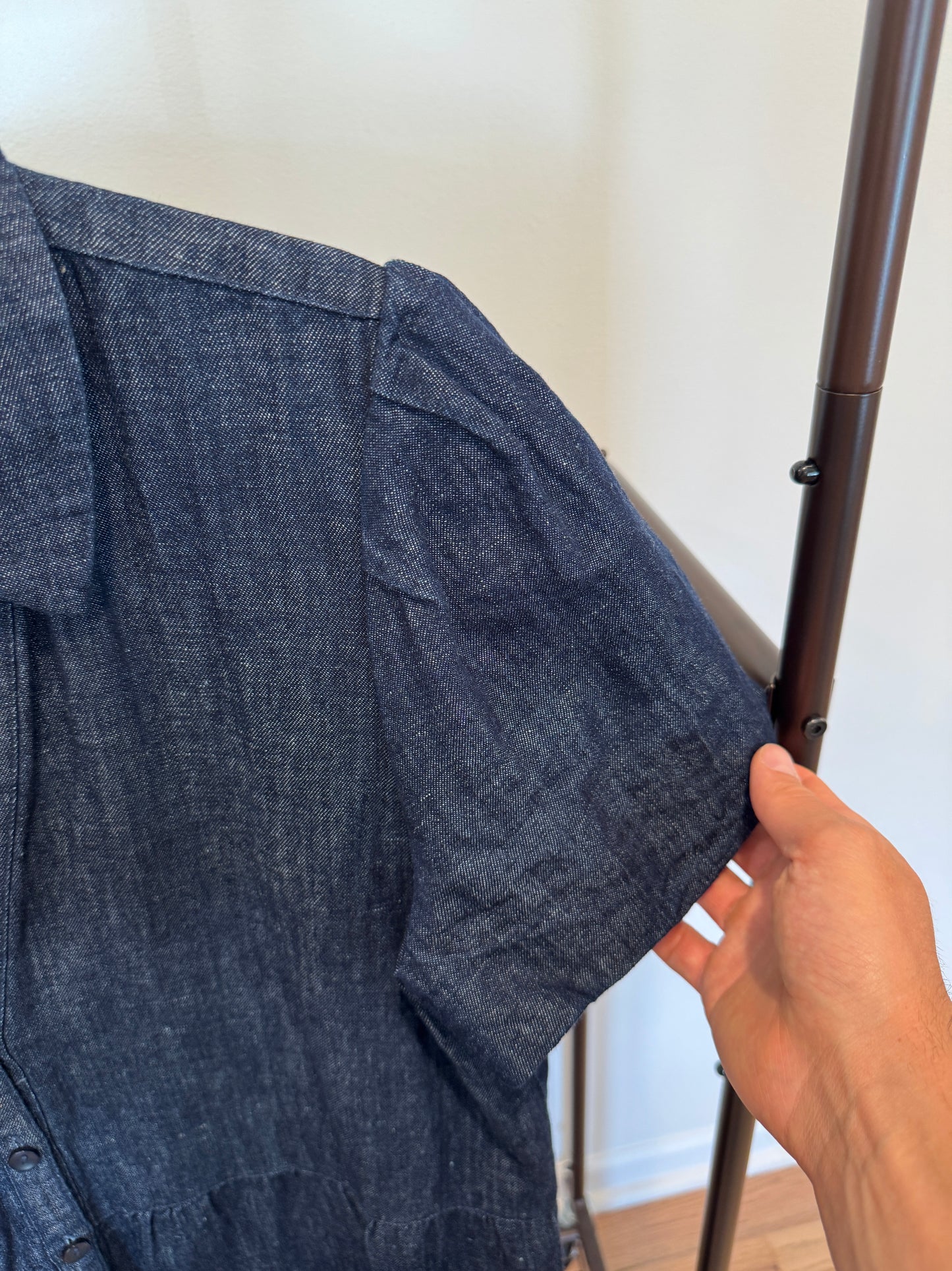 Brochu Walker The Havana Indigo Denim Dress size L