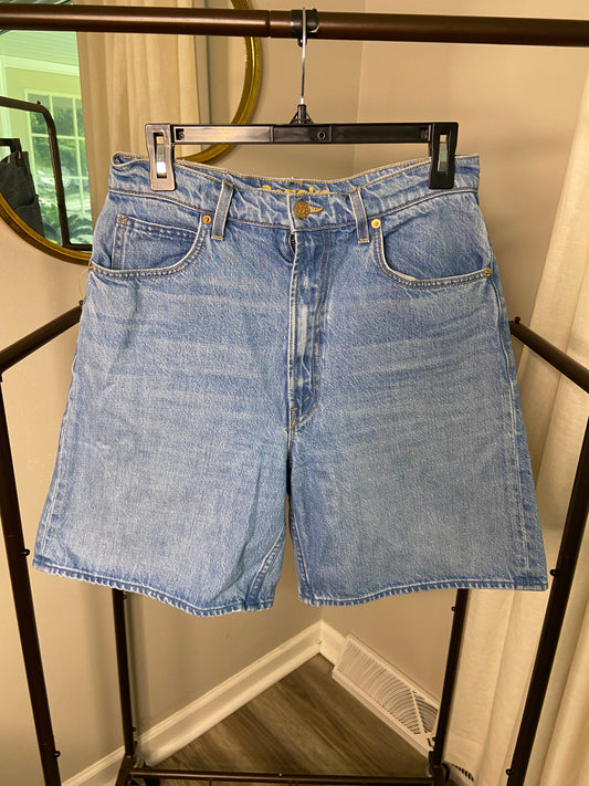 Mother SNACKS! High Waisted Push-Pop Jean Shorts size 28