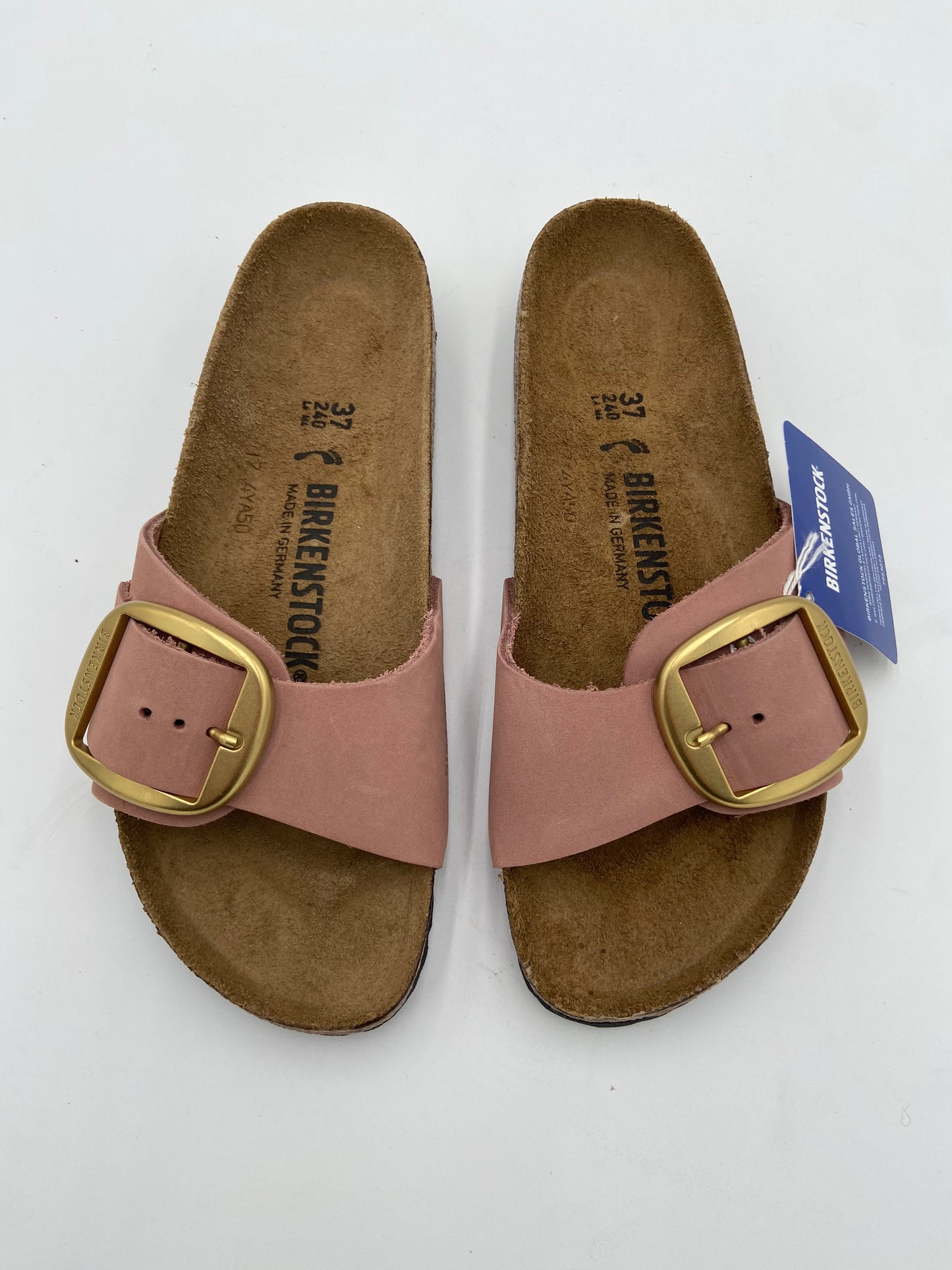 Birkenstock Madrid Big Buckle Faded Purple Sandals size 37 US 6-6.5