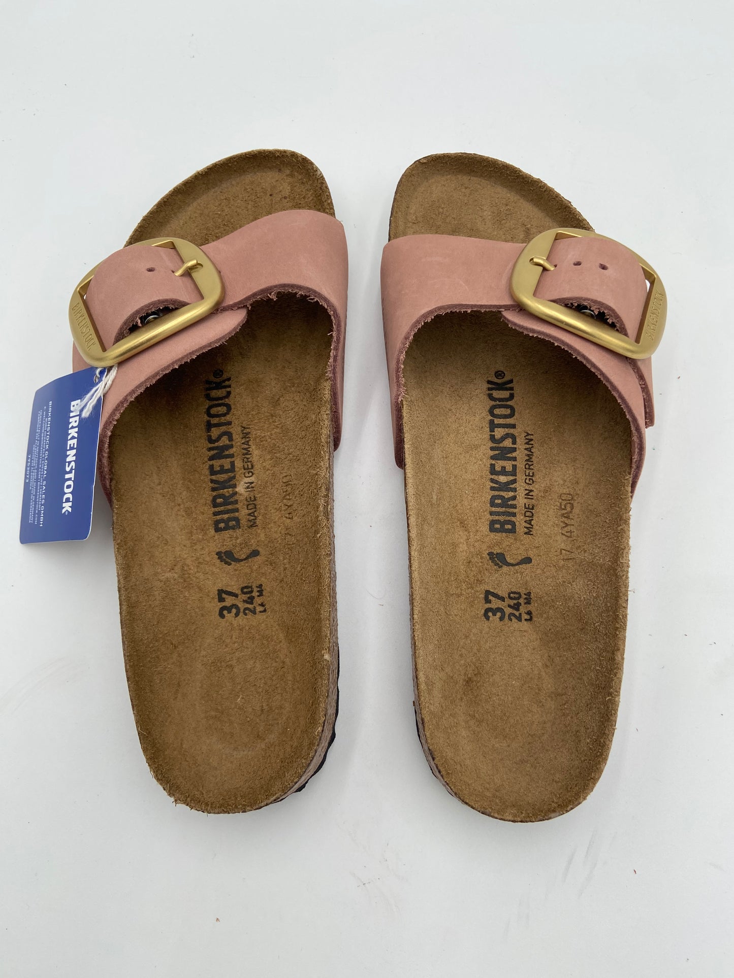 Birkenstock Madrid Big Buckle Faded Purple Sandals size 37 US 6-6.5