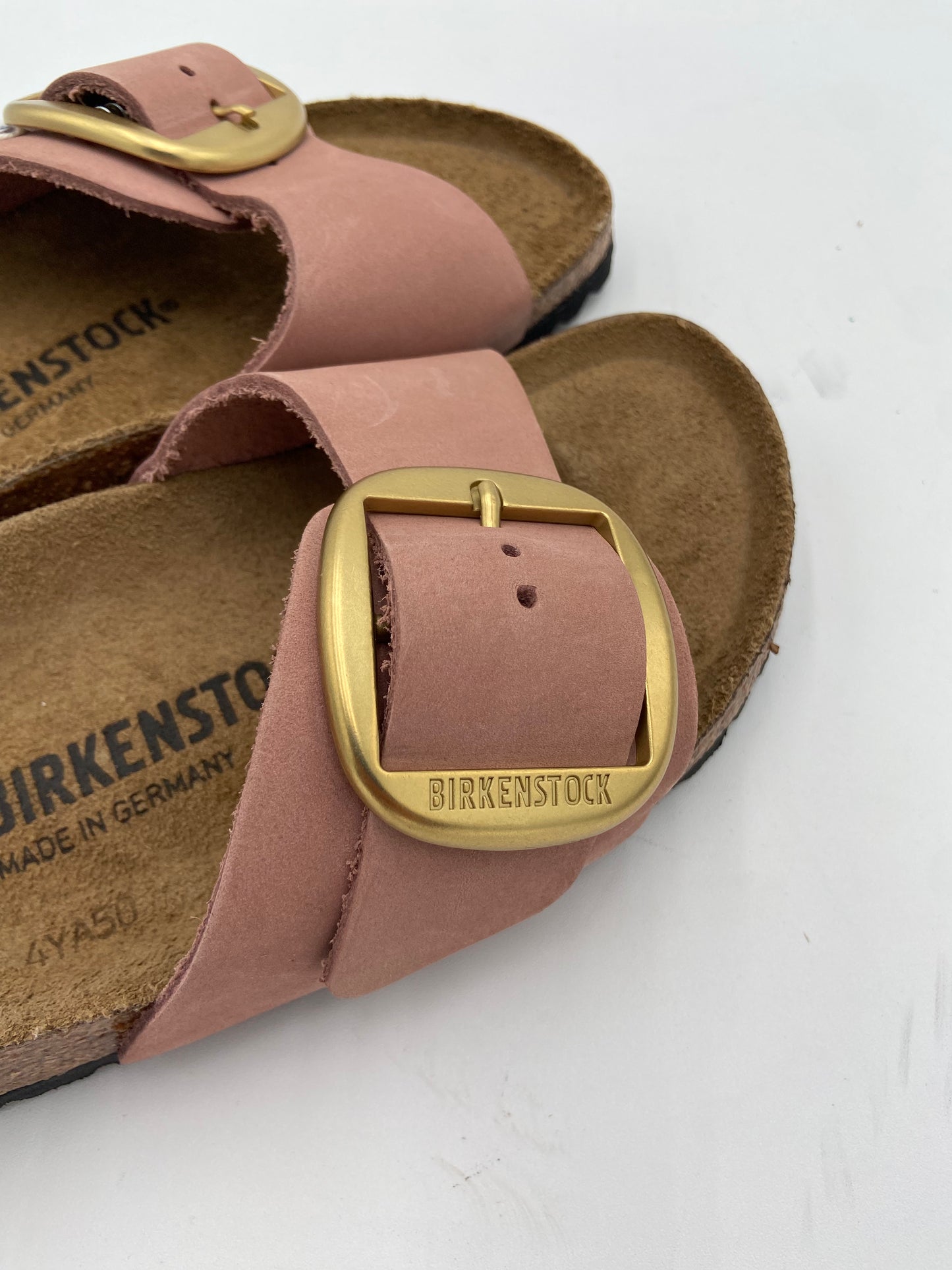 Birkenstock Madrid Big Buckle Faded Purple Sandals size 37 US 6-6.5