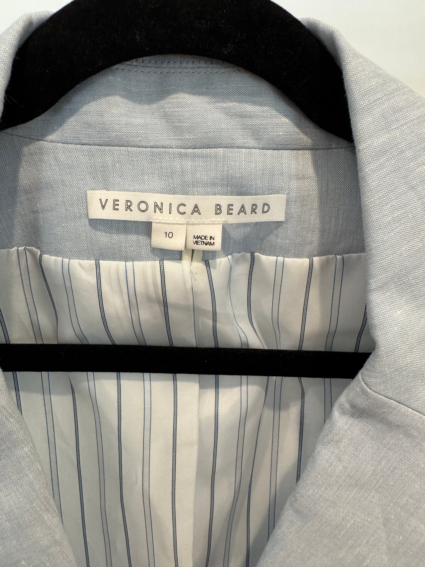 Veronica Beard Aaliyah Dickey Jacket in Heathered Vapor size 10