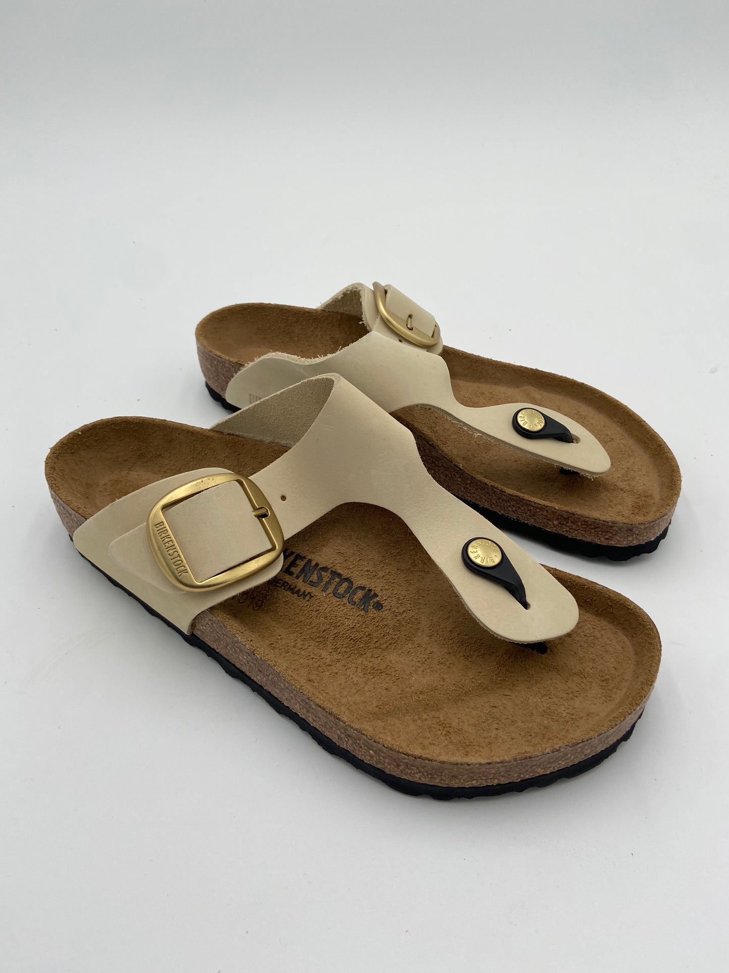 Birkenstock Gizeh Big Buckle High Shine Sandals size 39 US 8-8.5