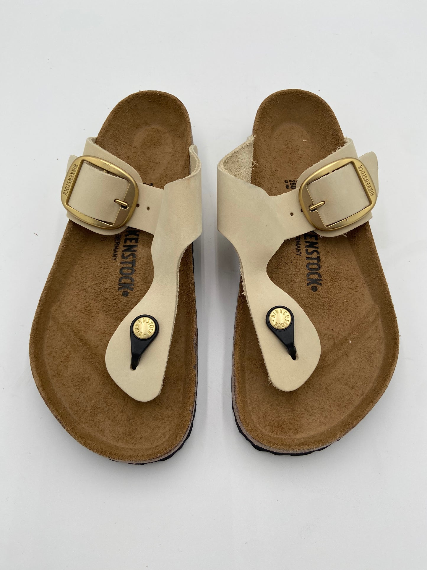 Birkenstock Gizeh Big Buckle High Shine Sandals size 39 US 8-8.5