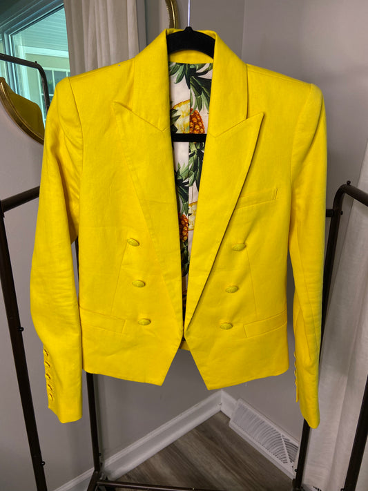 L'Agence Brooke Cropped Blazer size 0