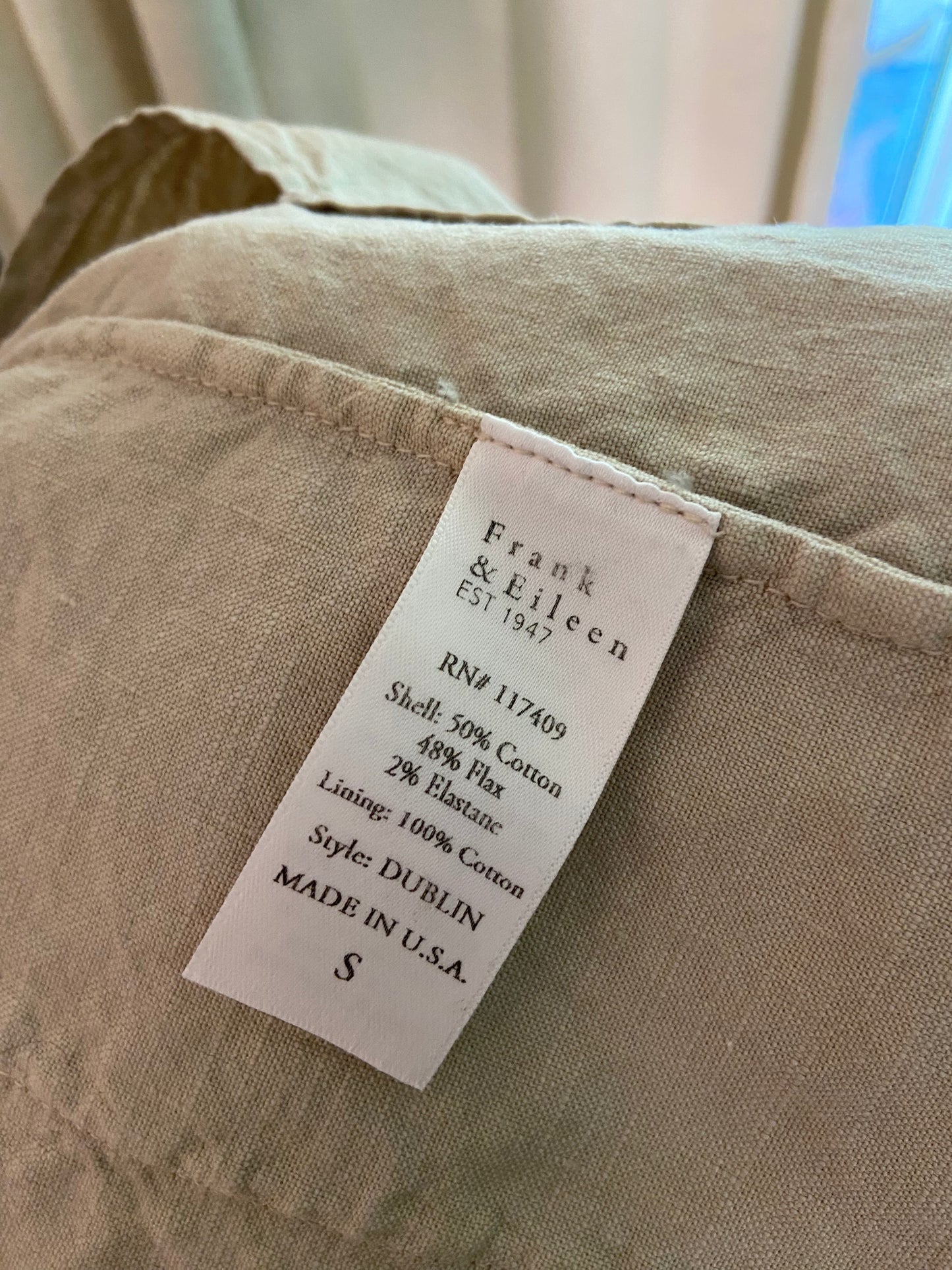 Frank and Eileen Dublin Blazer size S