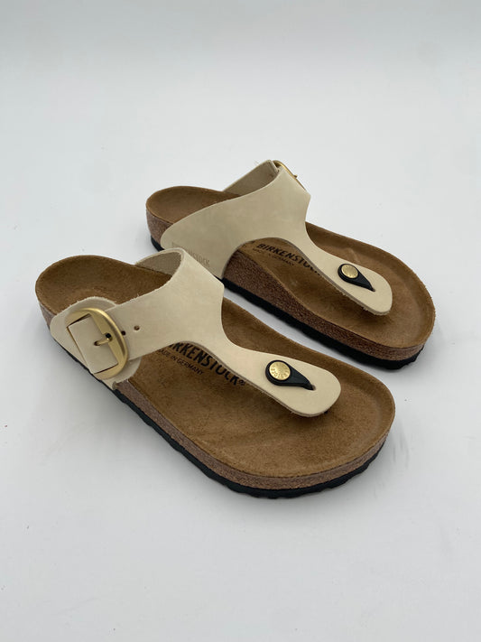 Birkenstock Gizeh Big Buckle High Shine Sandals size 38 US 7-7.5