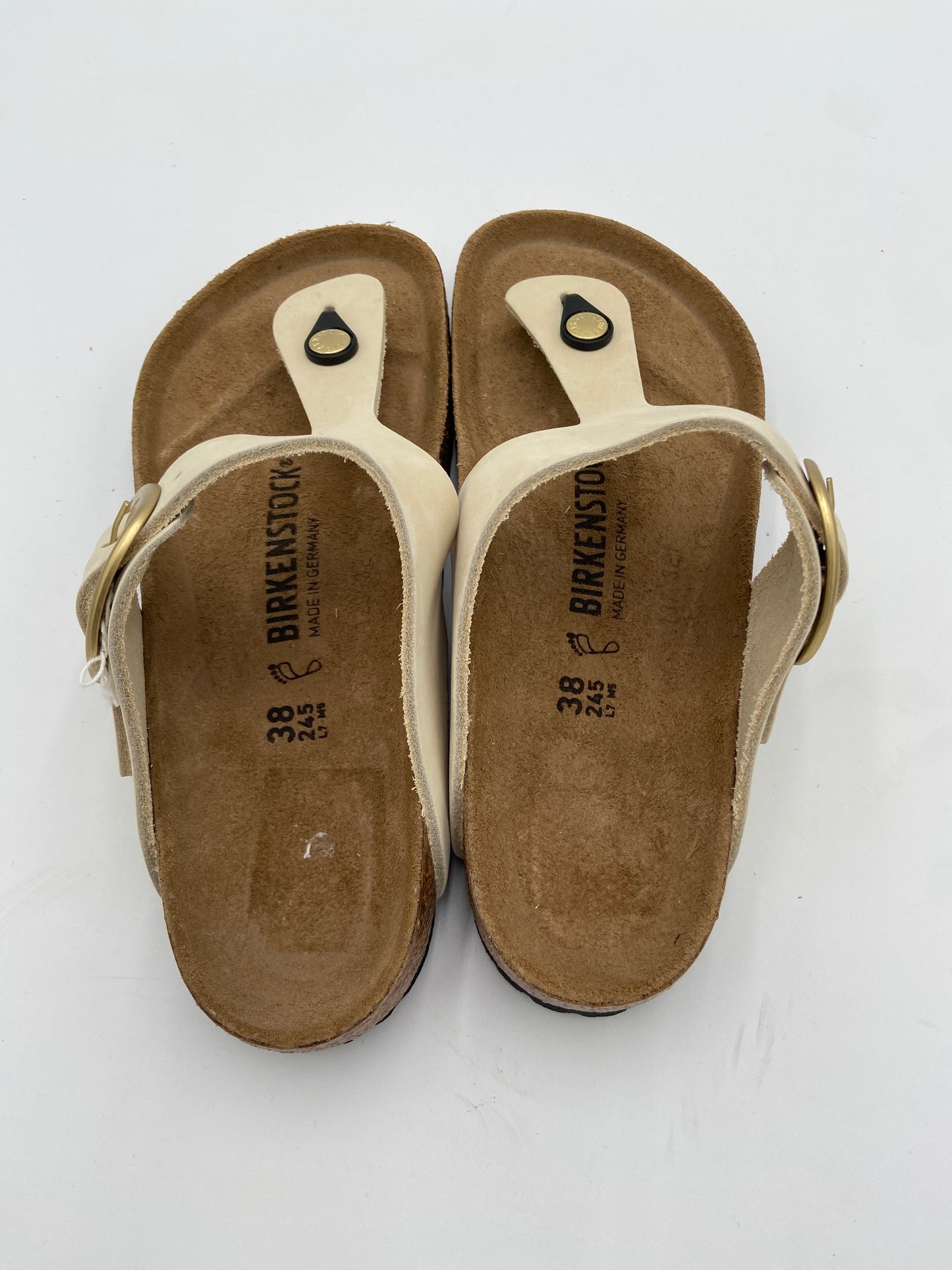 Birkenstock Gizeh Big Buckle High Shine Sandals size 38 US 7-7.5