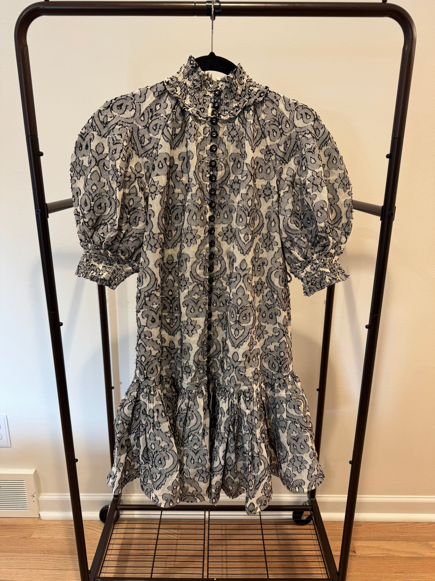 Zimmermann Wylie Lantern Mini Dress size 0 US 4