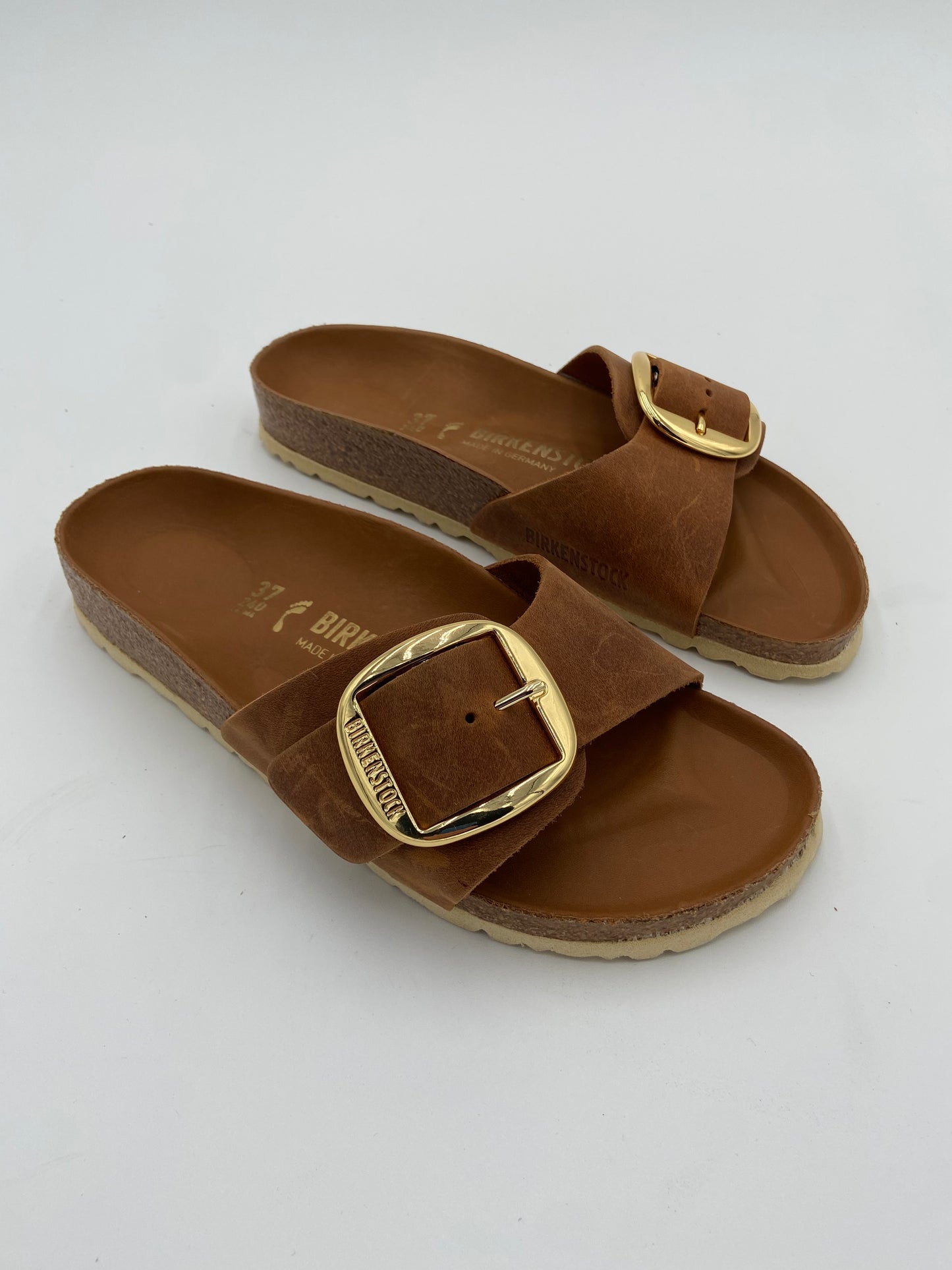 Birkenstock Madrid Big Buckle Nubuck Sandals size 37 US6-6.5