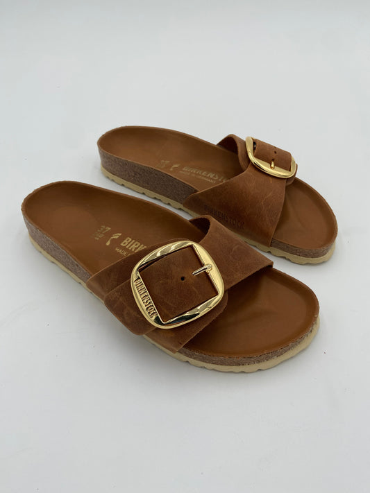 Birkenstock Madrid Big Buckle Nubuck Sandals size 37 US6-6.5