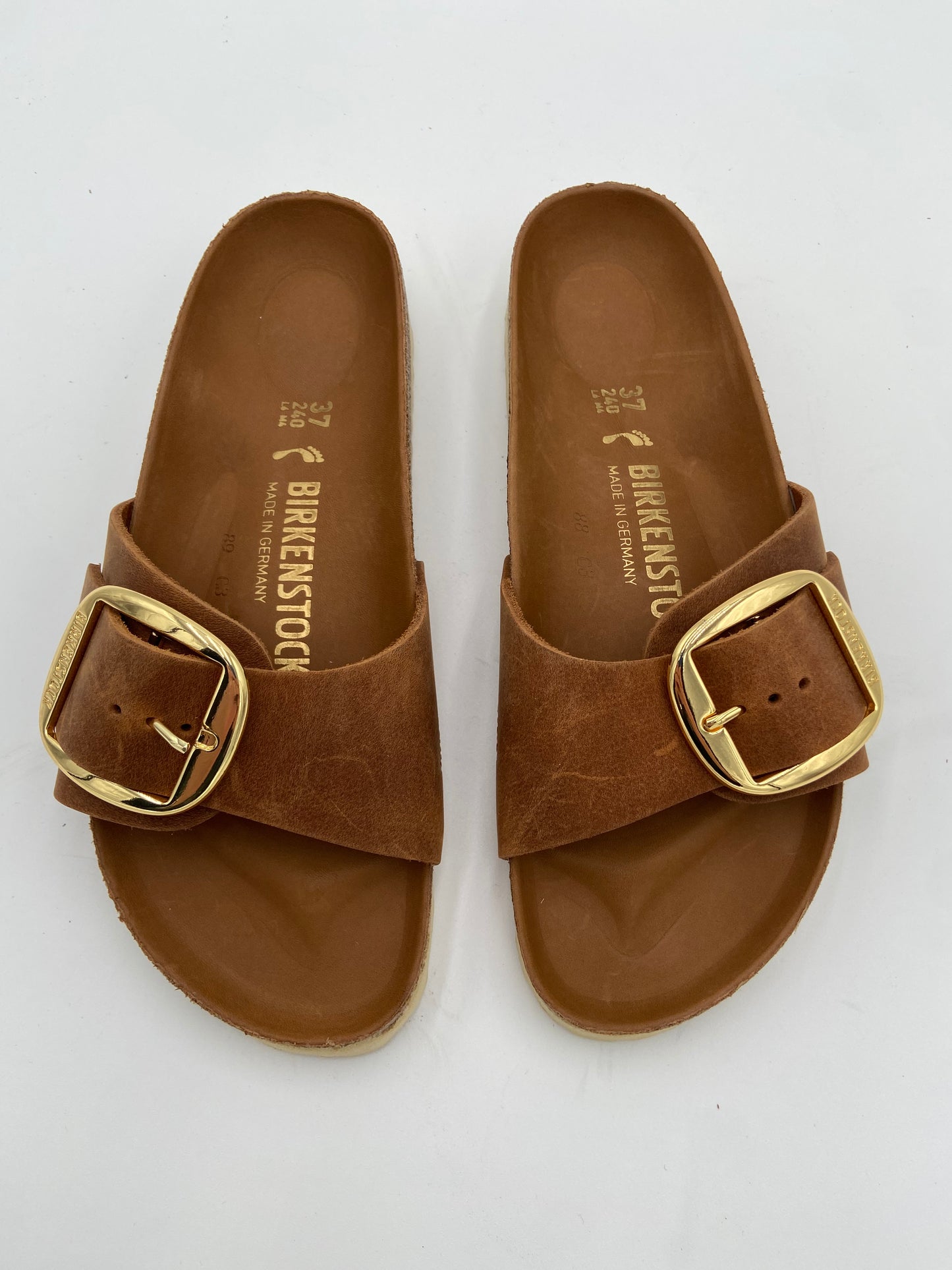 Birkenstock Madrid Big Buckle Nubuck Sandals size 37 US6-6.5
