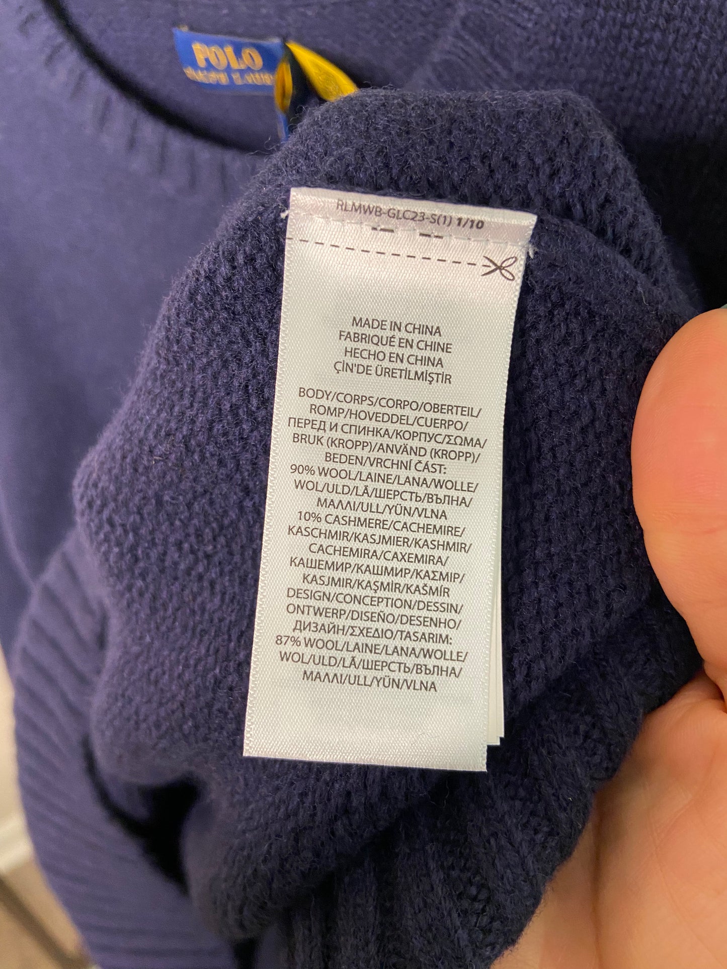 Polo Ralph Lauren Bear Sweater size XS