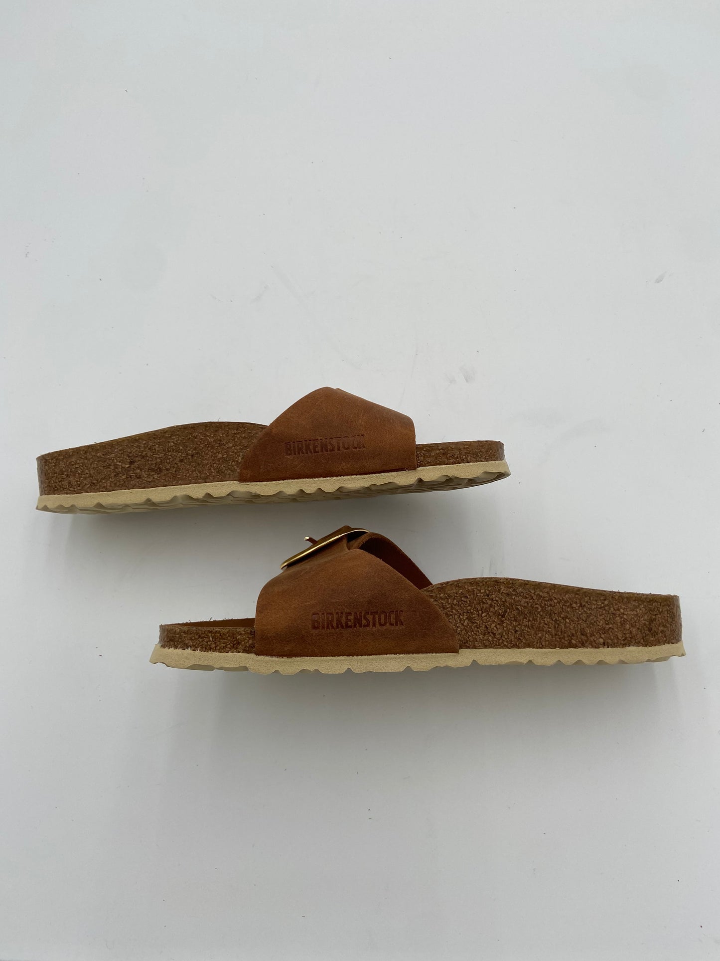Birkenstock Madrid Big Buckle Nubuck Sandals size 37 US6-6.5
