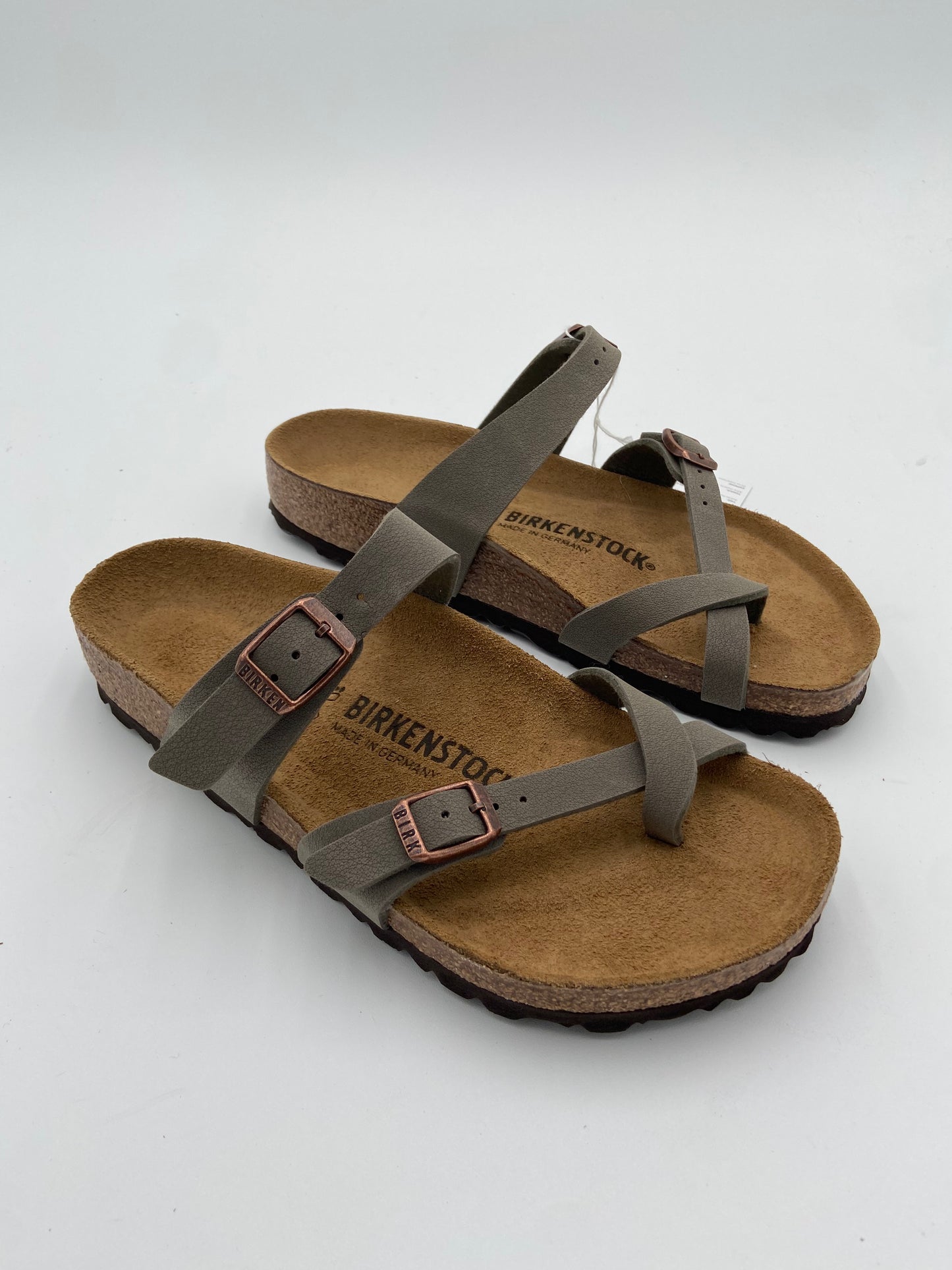 Birkenstock Mayari Mocha Birkibuck Sandals size 37 US 6-6.5