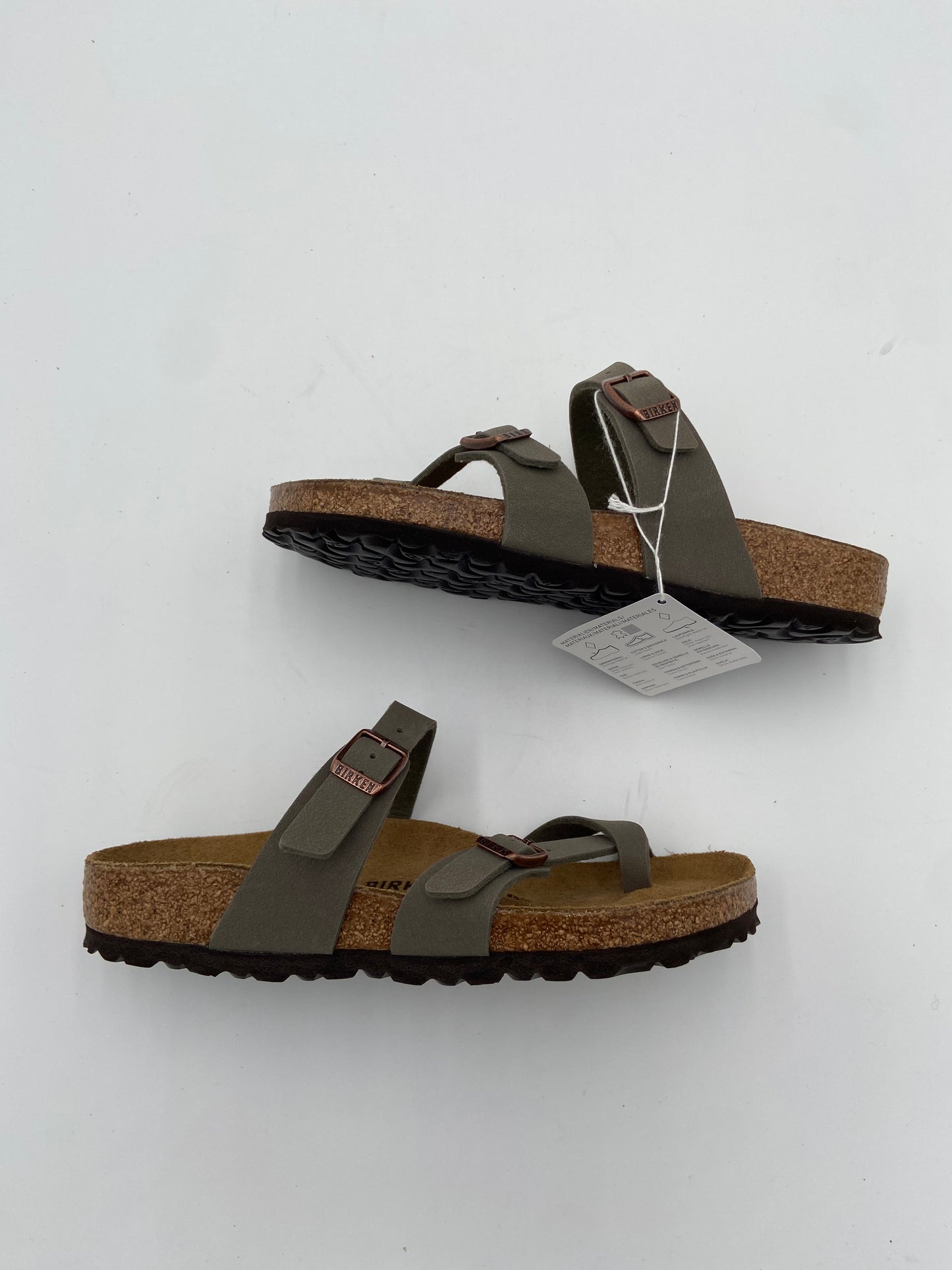 Birkenstock Mayari Mocha Birkibuck Sandals size 37 US 6-6.5