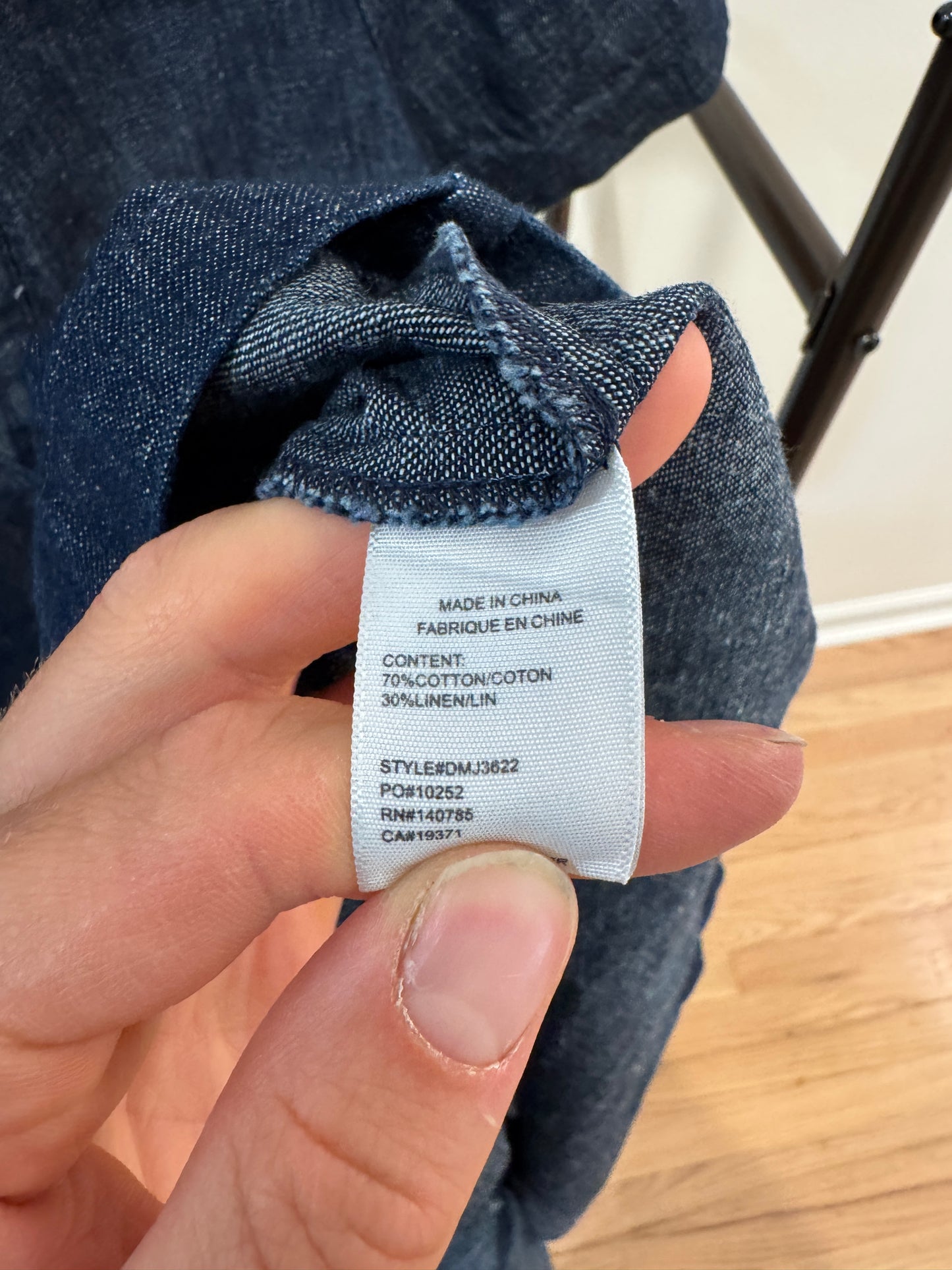 Brochu Walker The Havana Indigo Denim Dress size XS