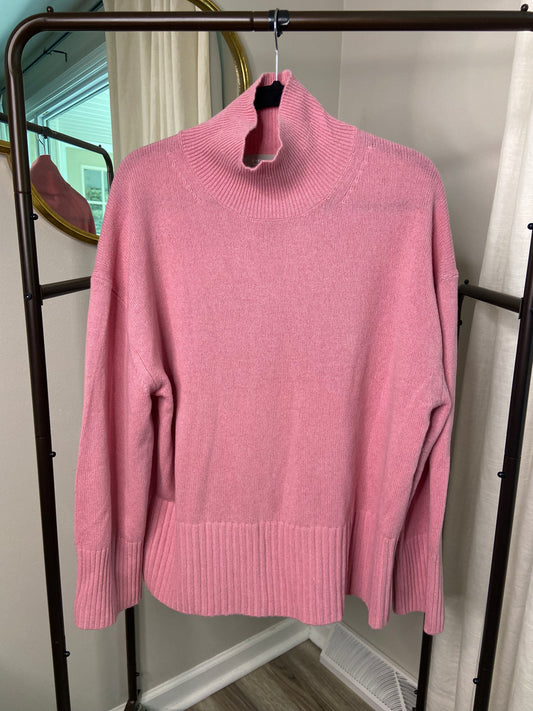 Evelarne Oversized Recycled Cashmere Turtleneck size L