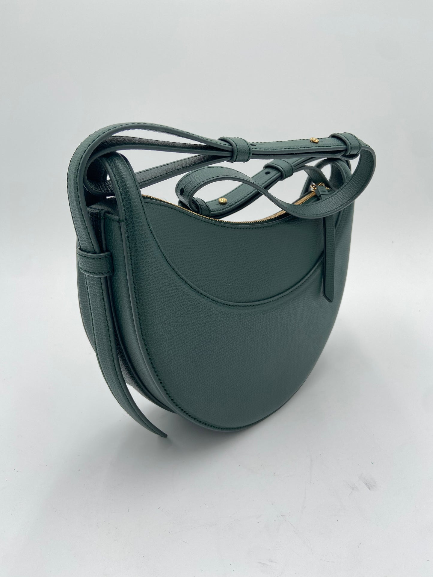 Polene Numero Dix Crossbody Bag Edition Textured Green