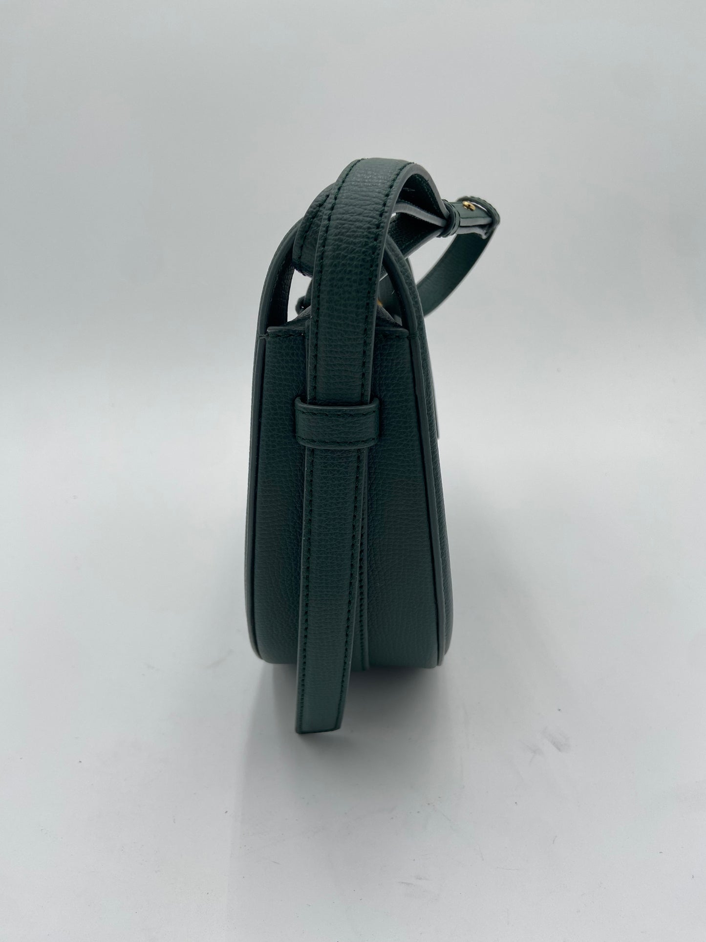 Polene Numero Dix Crossbody Bag Edition Textured Green