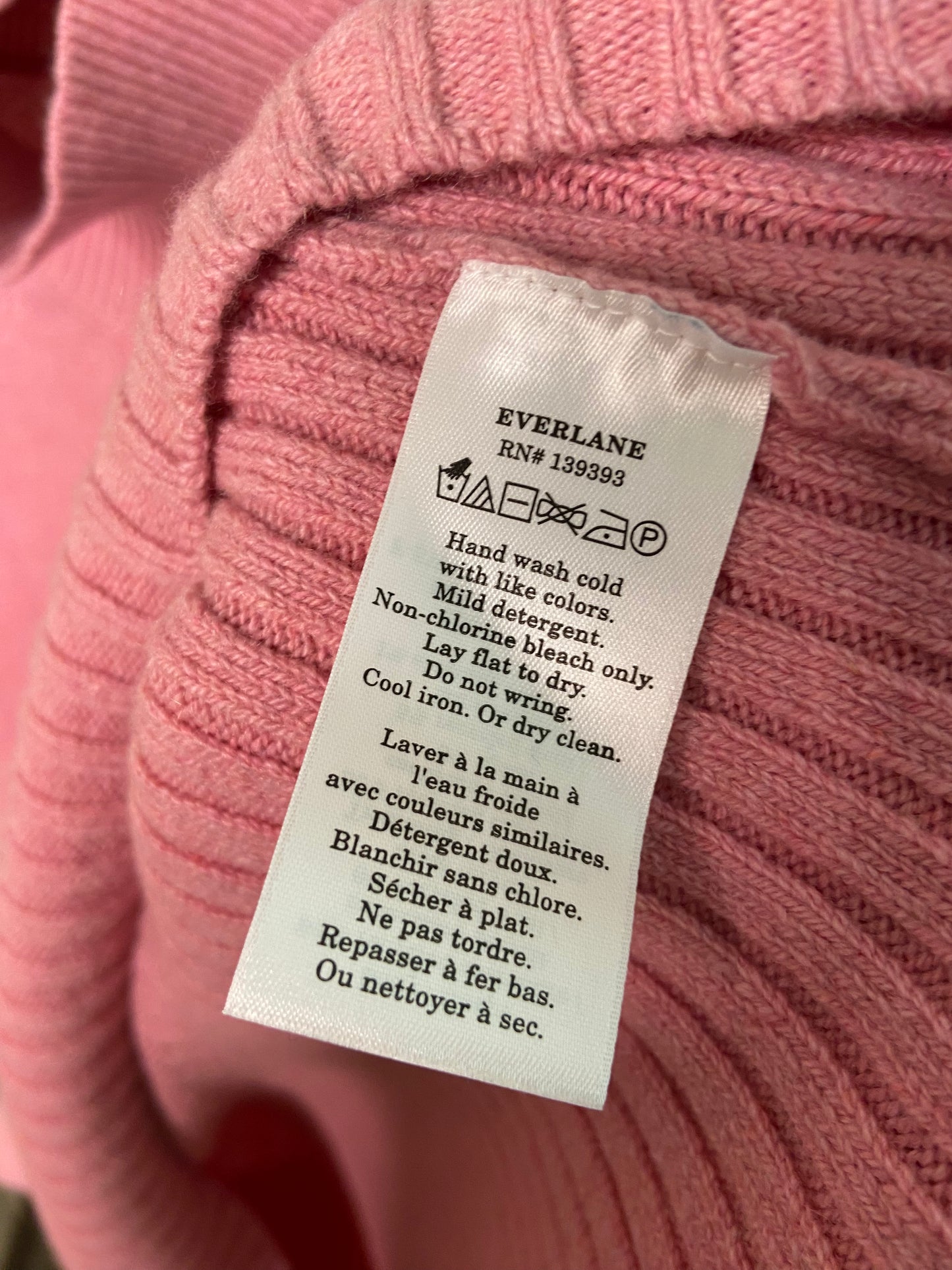 Evelarne Oversized Recycled Cashmere Turtleneck size L
